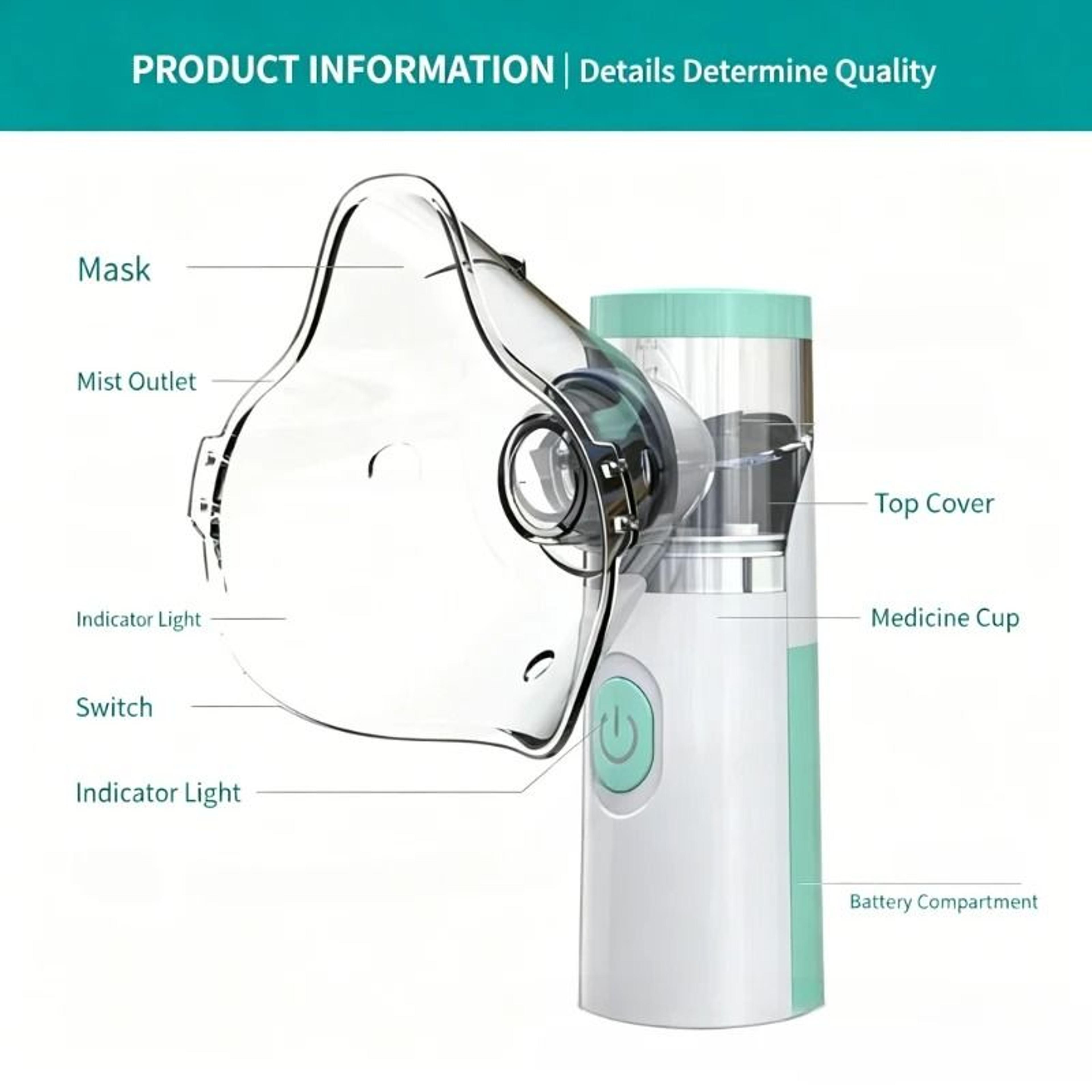 Portable Handheld Mesh Nebulizer 5