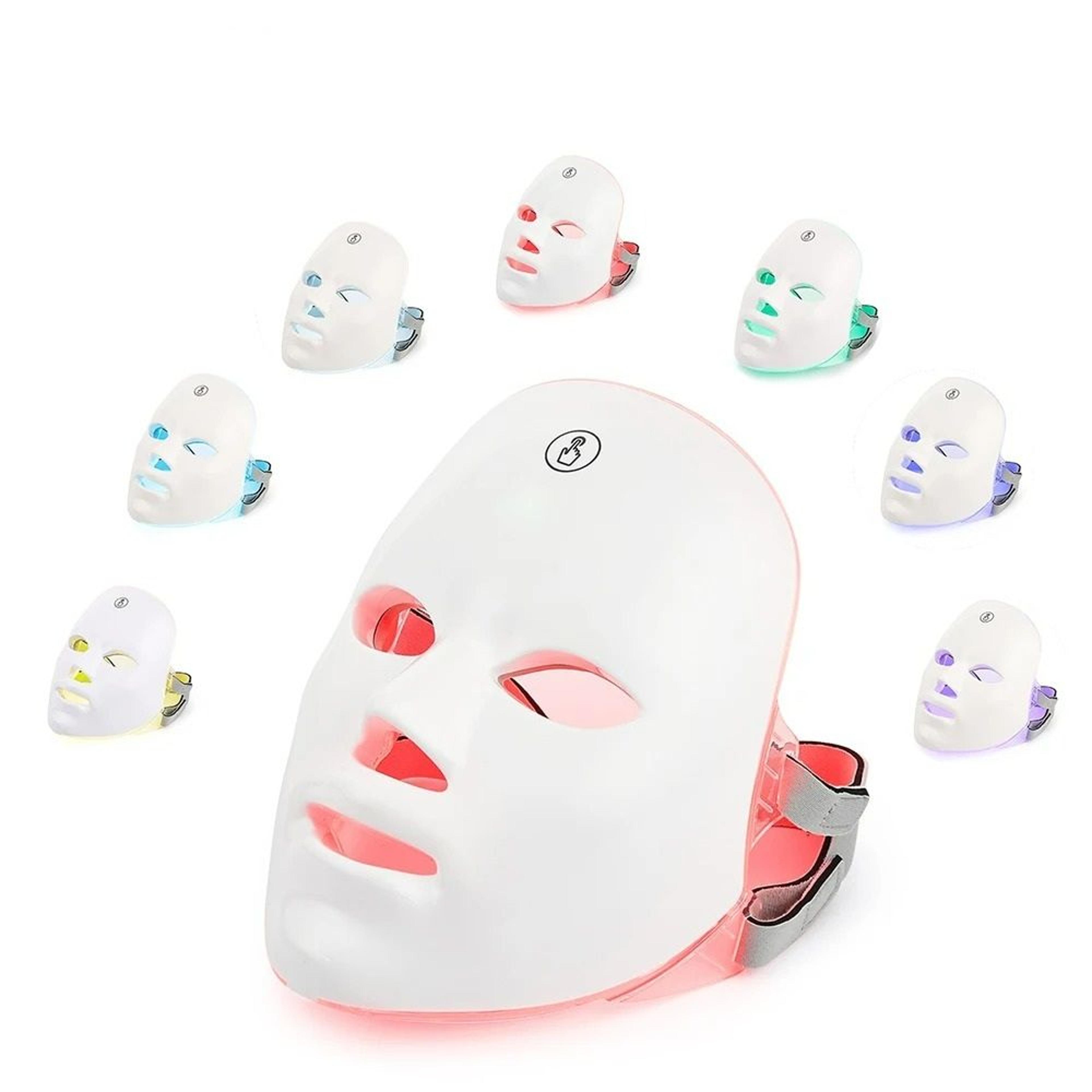 wireless 7-color led photon facial mask