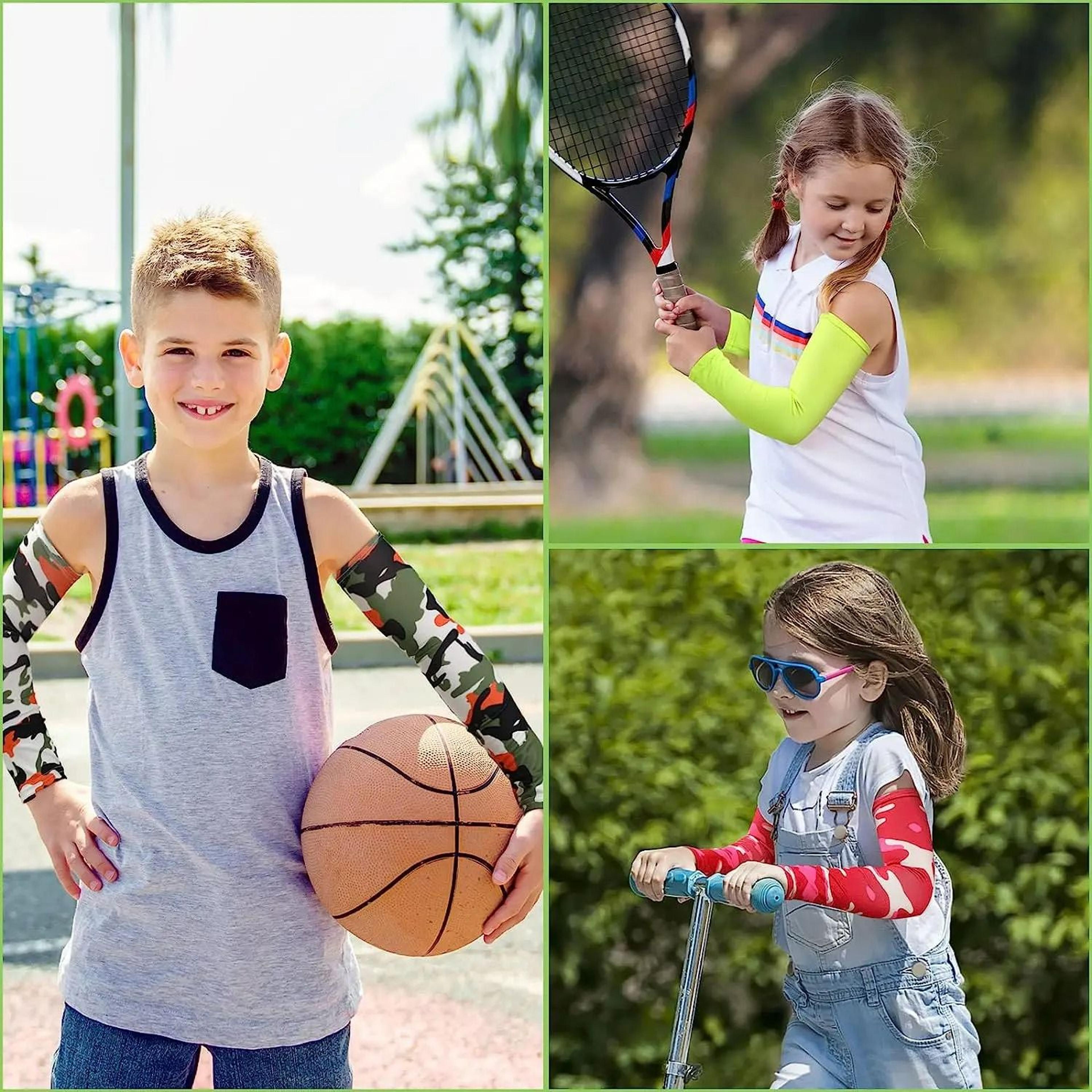 Kids UV Sun Protection Cooling Arm Sleeves 5