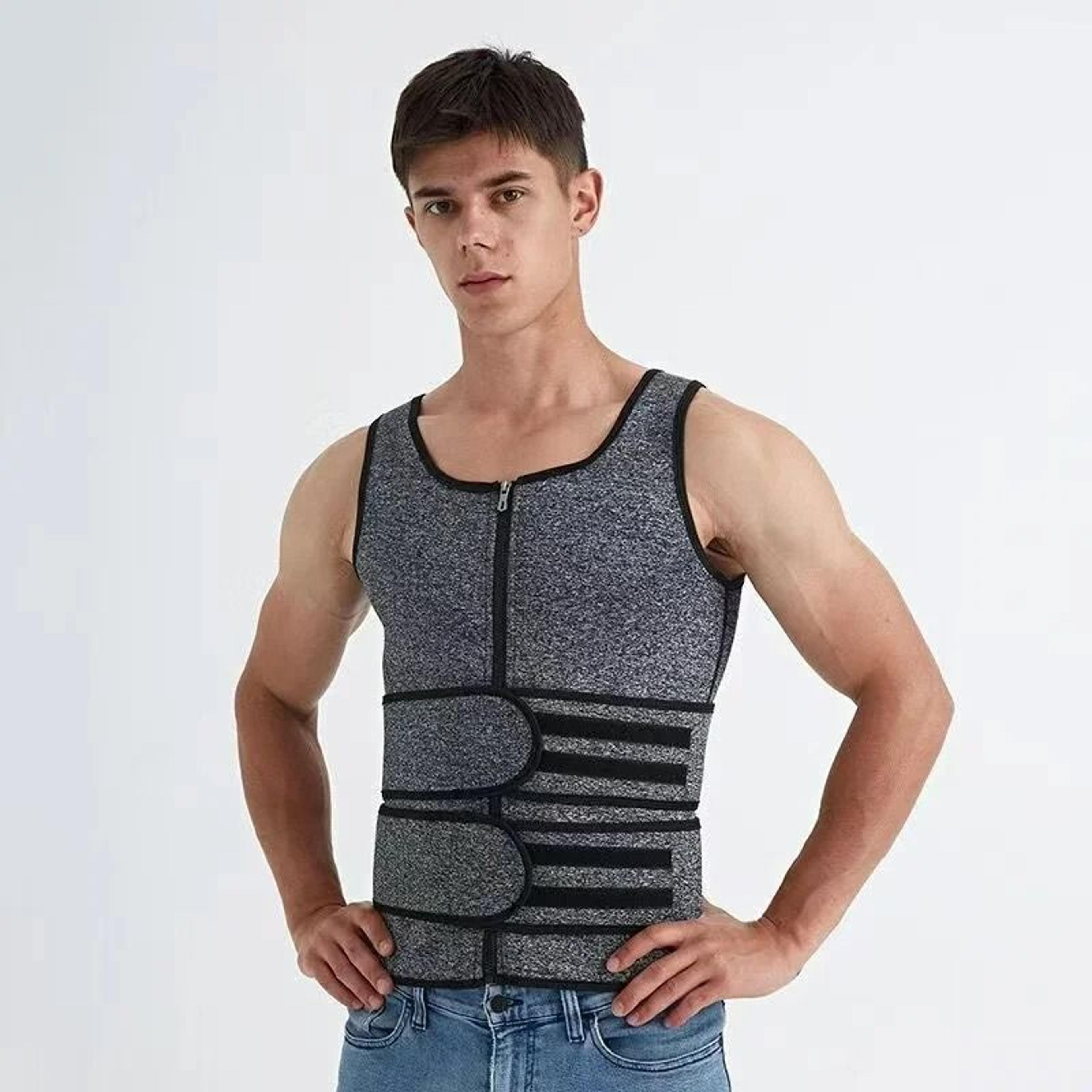 Mens Full Back Posture Corrector  Adjustable Lumbar Support Vest 7
