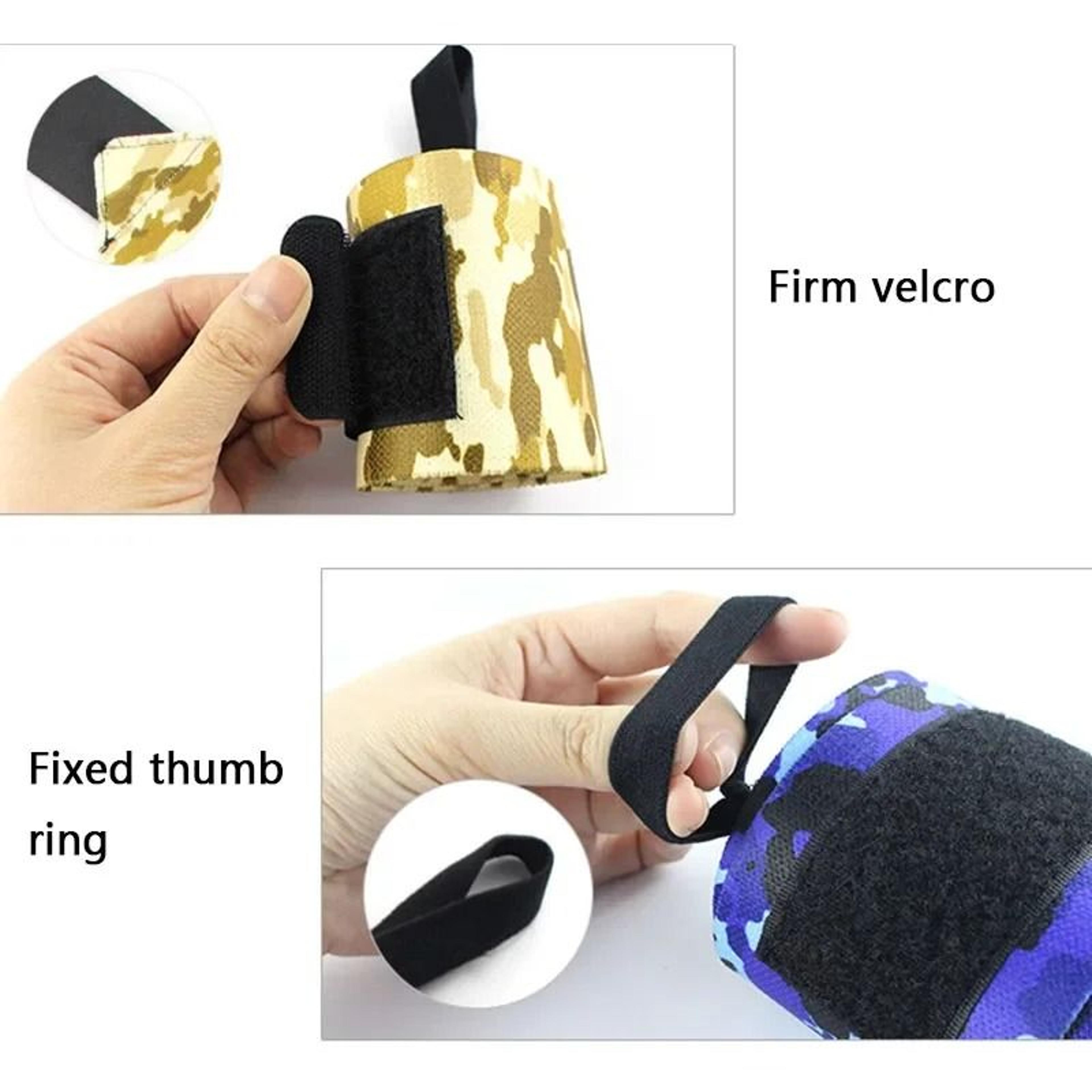 Adjustable Camouflage Gym Wrist Wrap  Weightlifting Strap 3