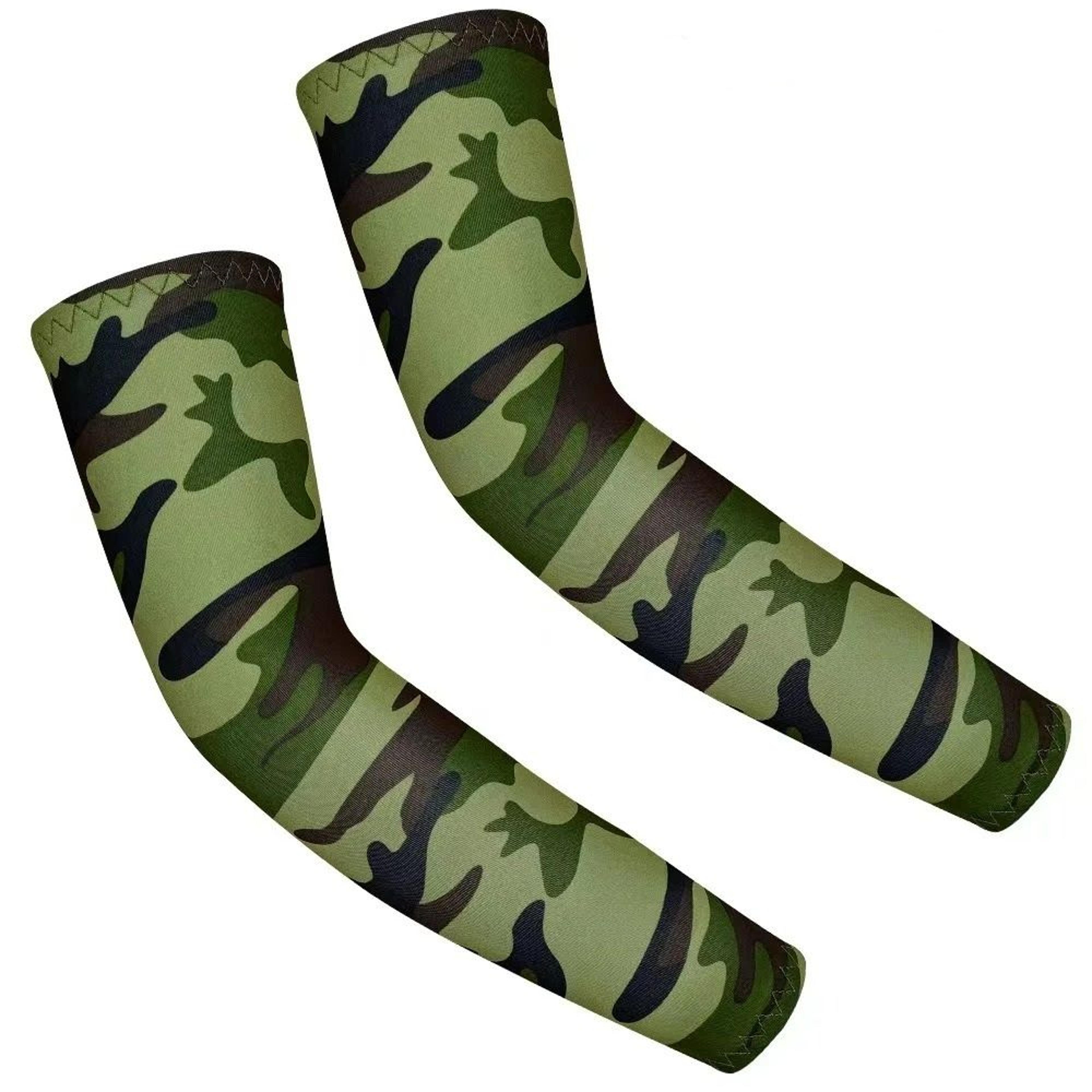 1 Pair Kids Cooling Ice Silk UV Protection Arm Sleeves Boys  Girls 21