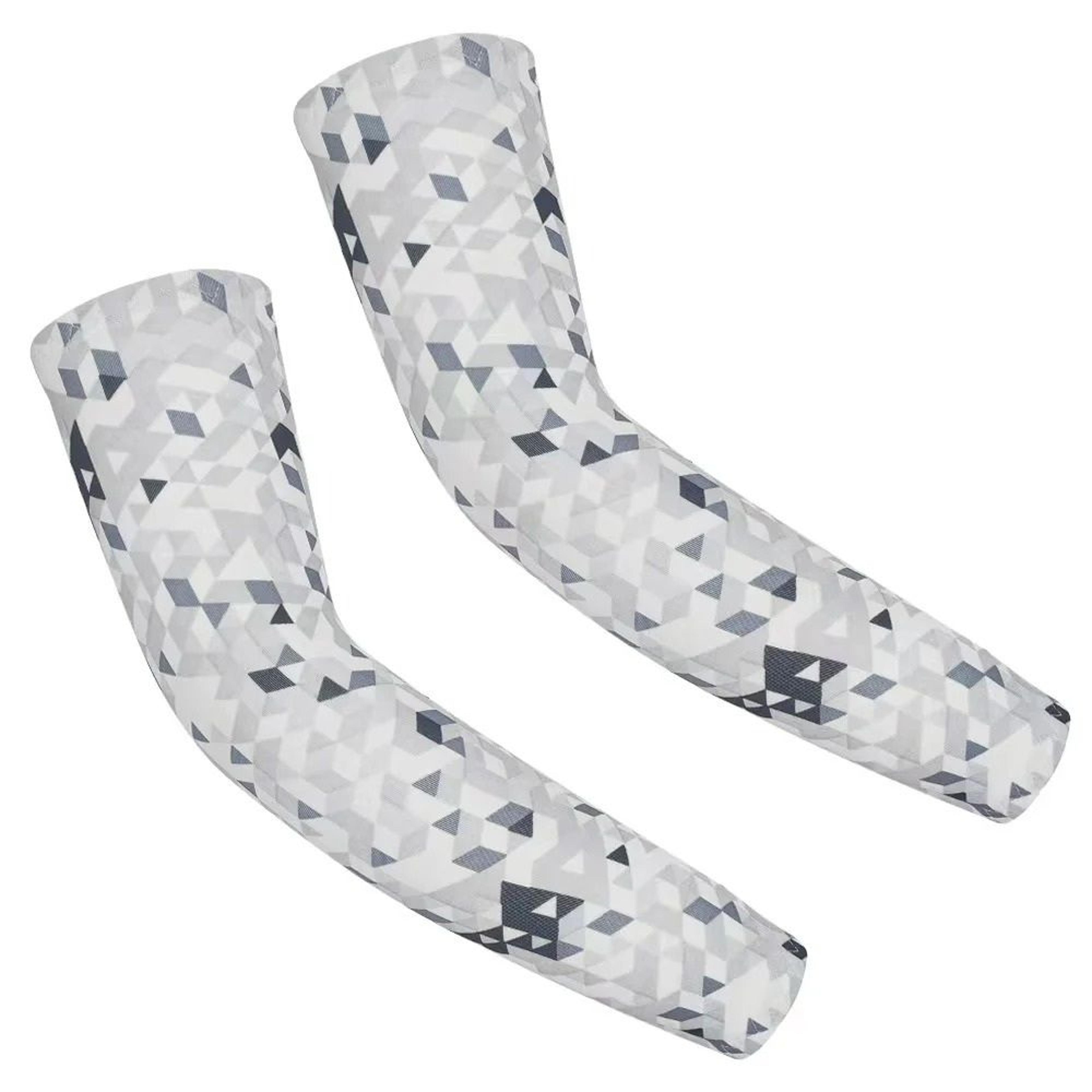 1 Pair Kids Cooling Ice Silk UV Protection Arm Sleeves Boys  Girls 28