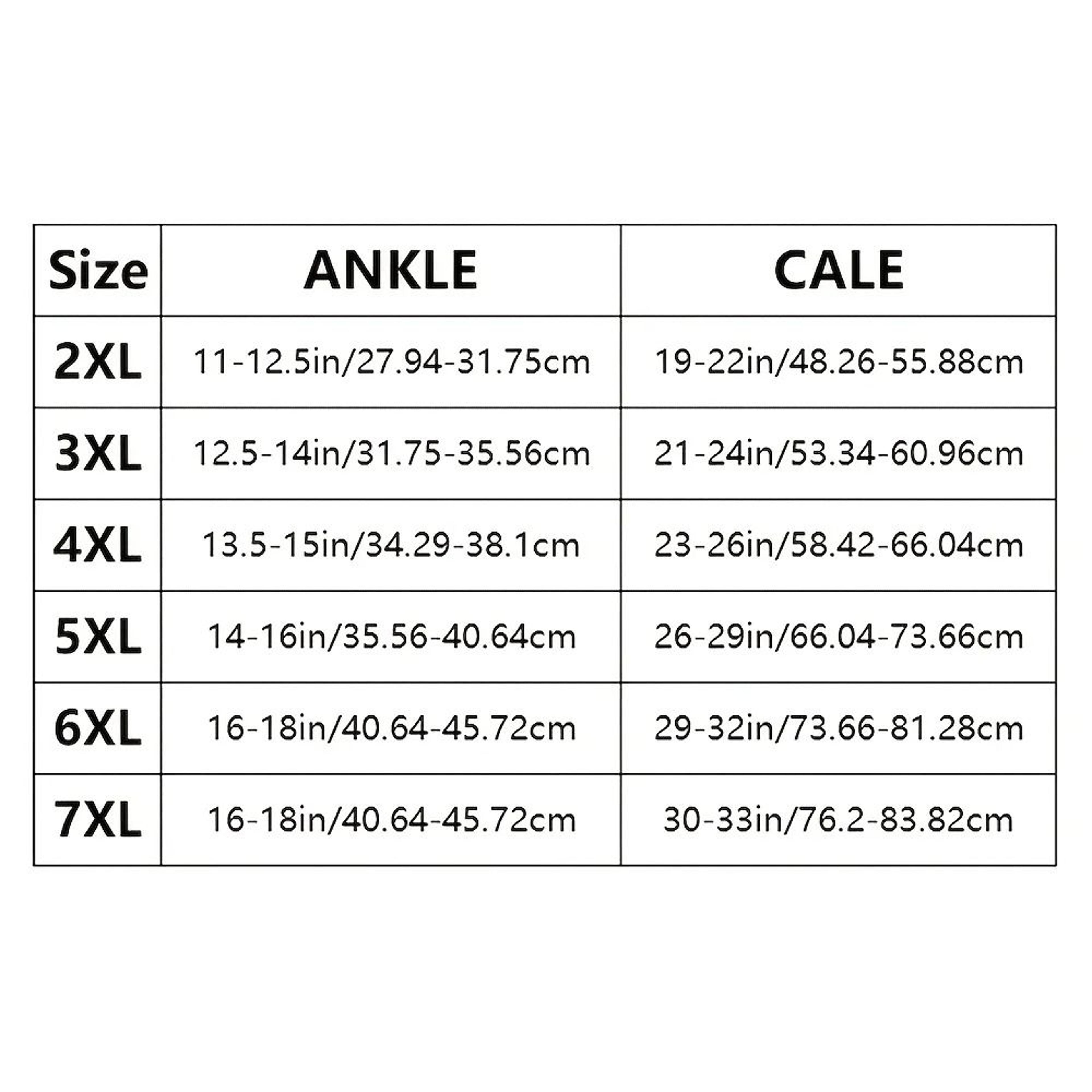 1 Pair Graduated Compression Calf Sleeves  Elastic Socks Set 2
