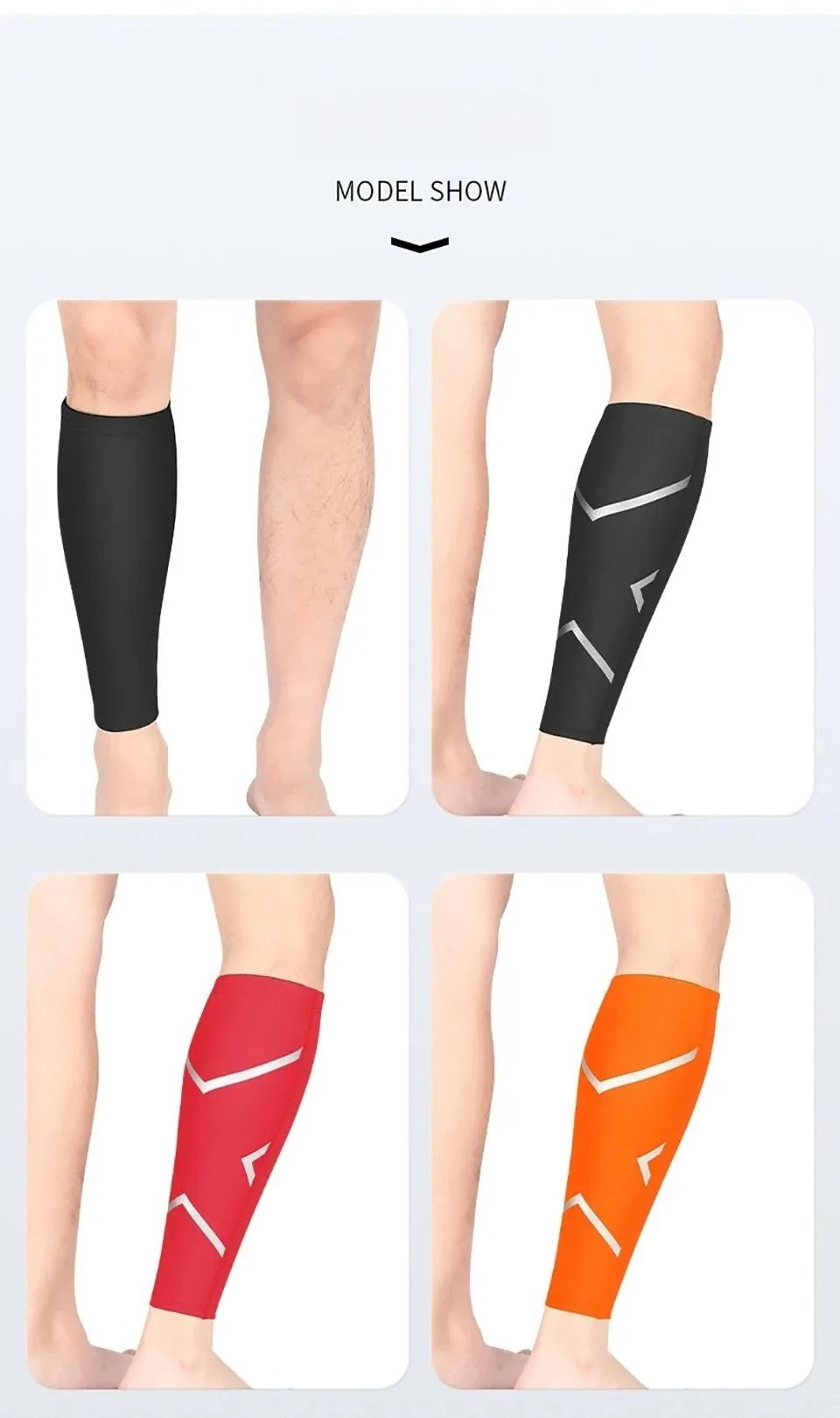 Graduated Calf Compression Sleeves And Footless Shin Splint Support 5
