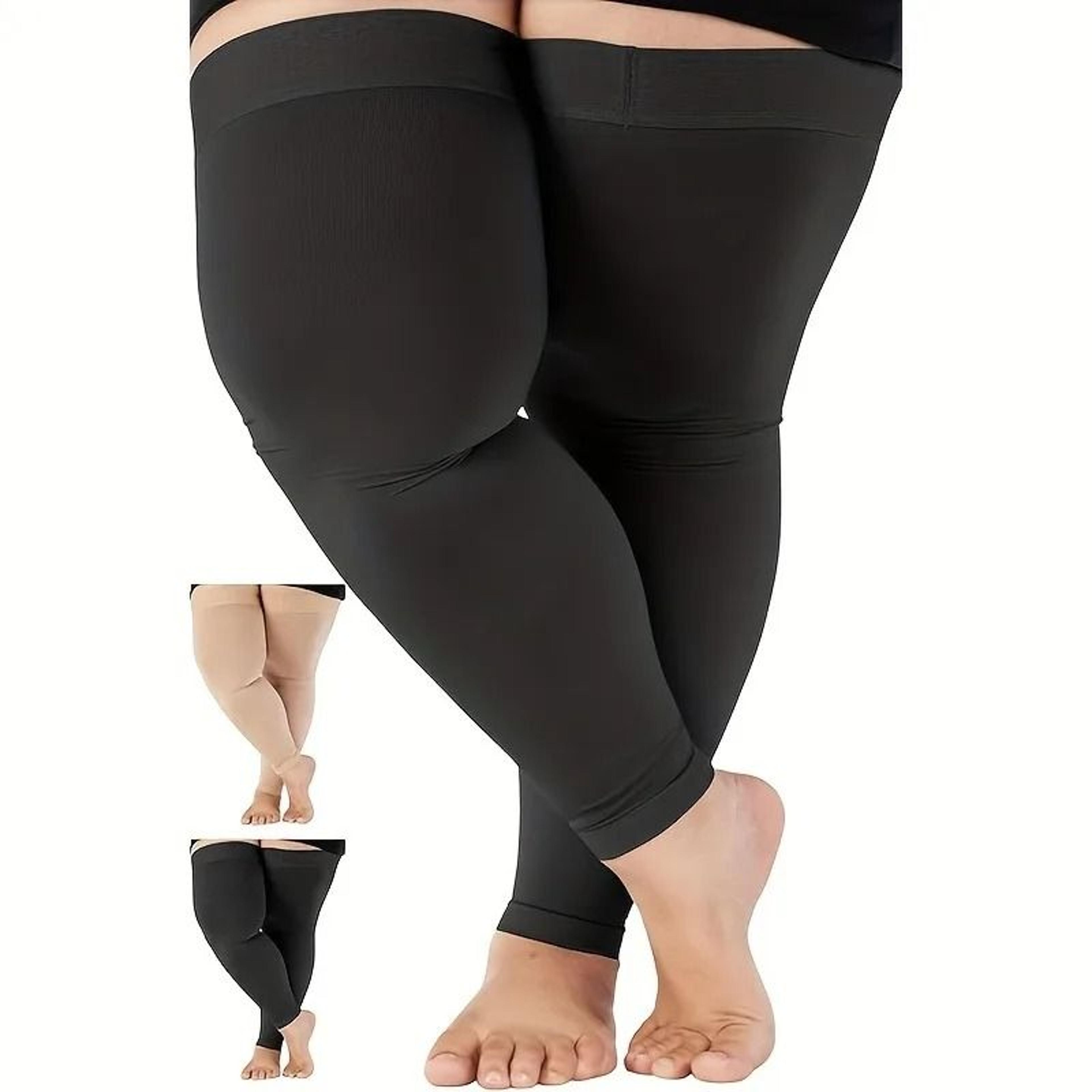 oversized sports compression knee-high and segmented pressure socks
