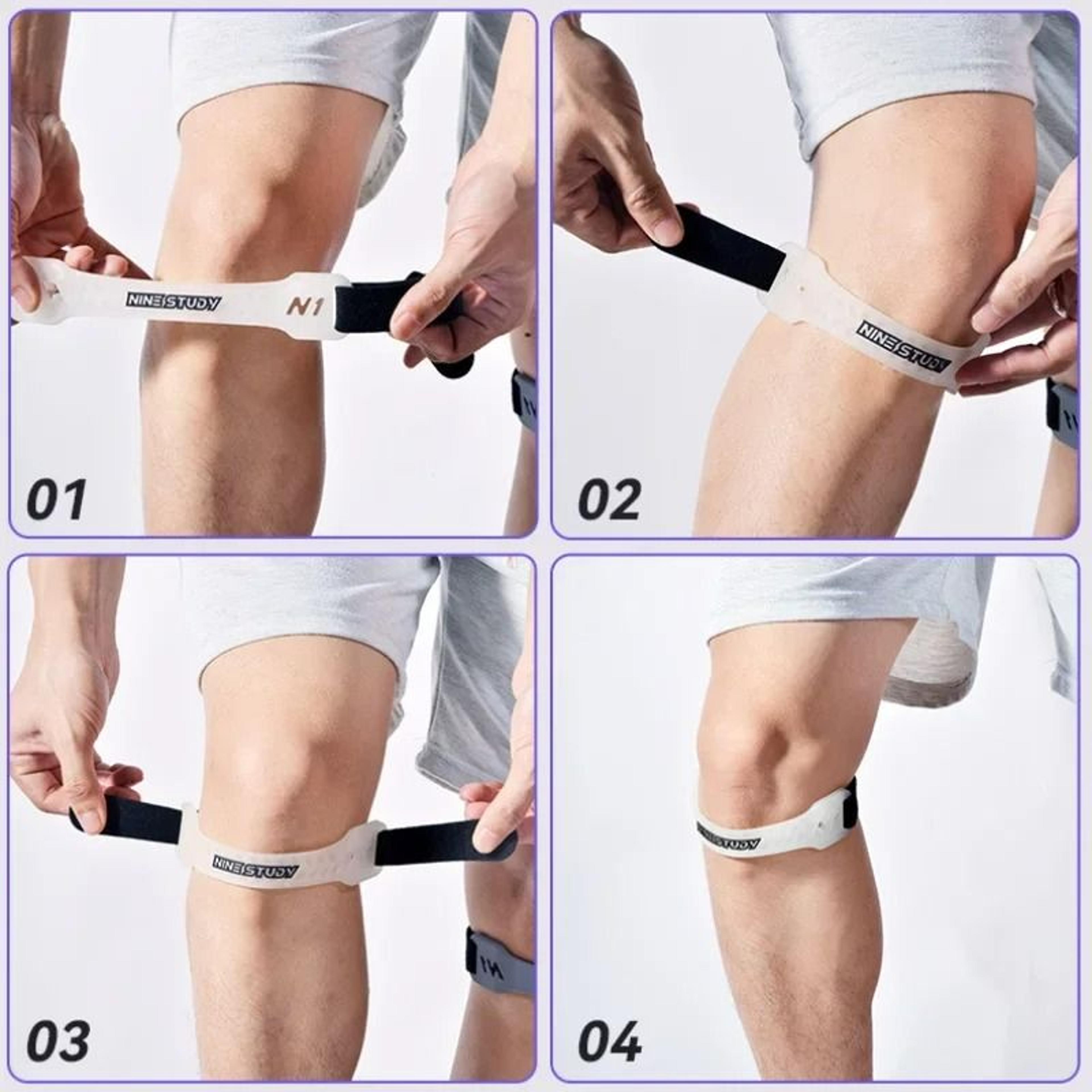 Adjustable Silicone Knee Patellar Band And Tendon Support Strap 3