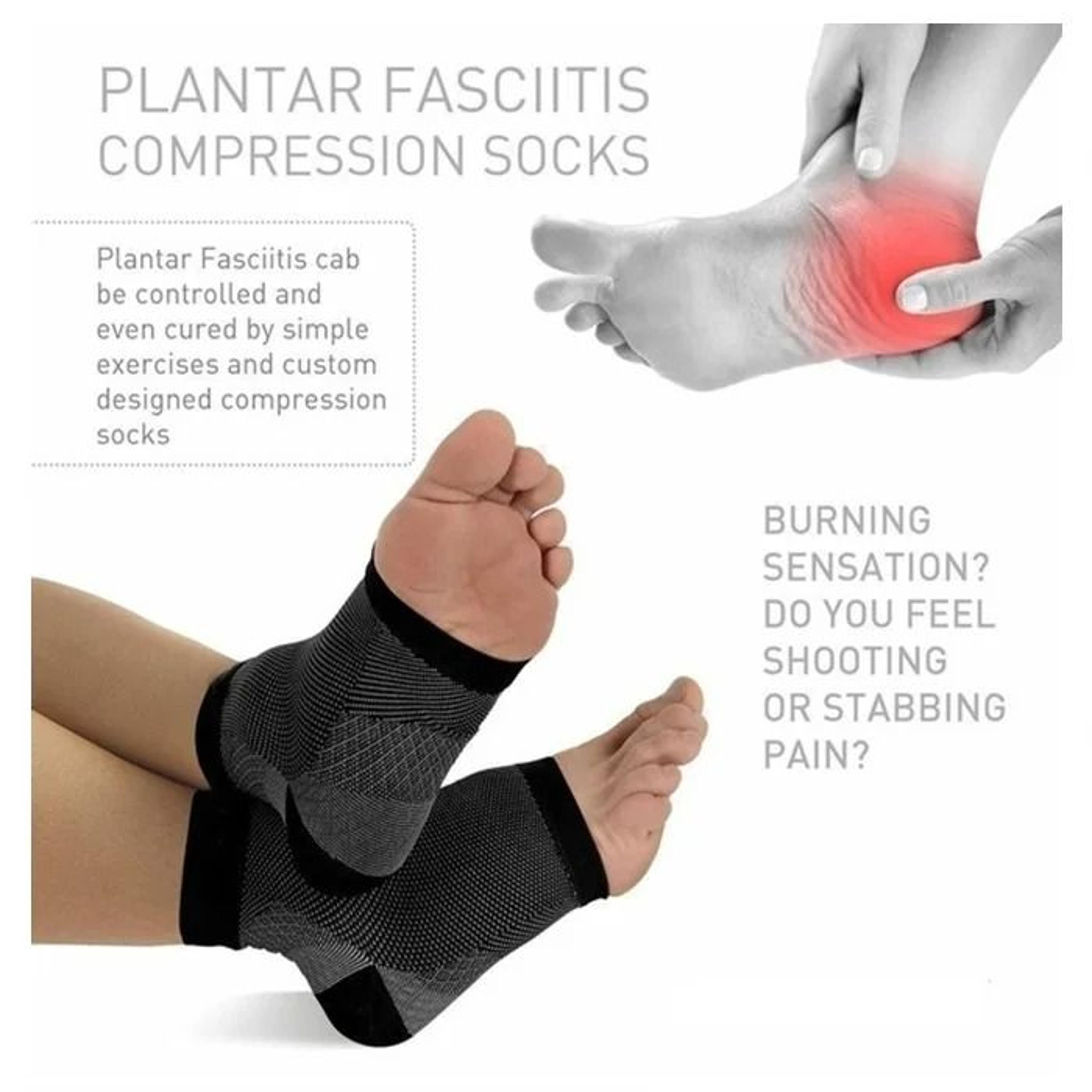 3040 MmHg Plantar Fasciitis Compression Socks And Ankle Sleeves 5