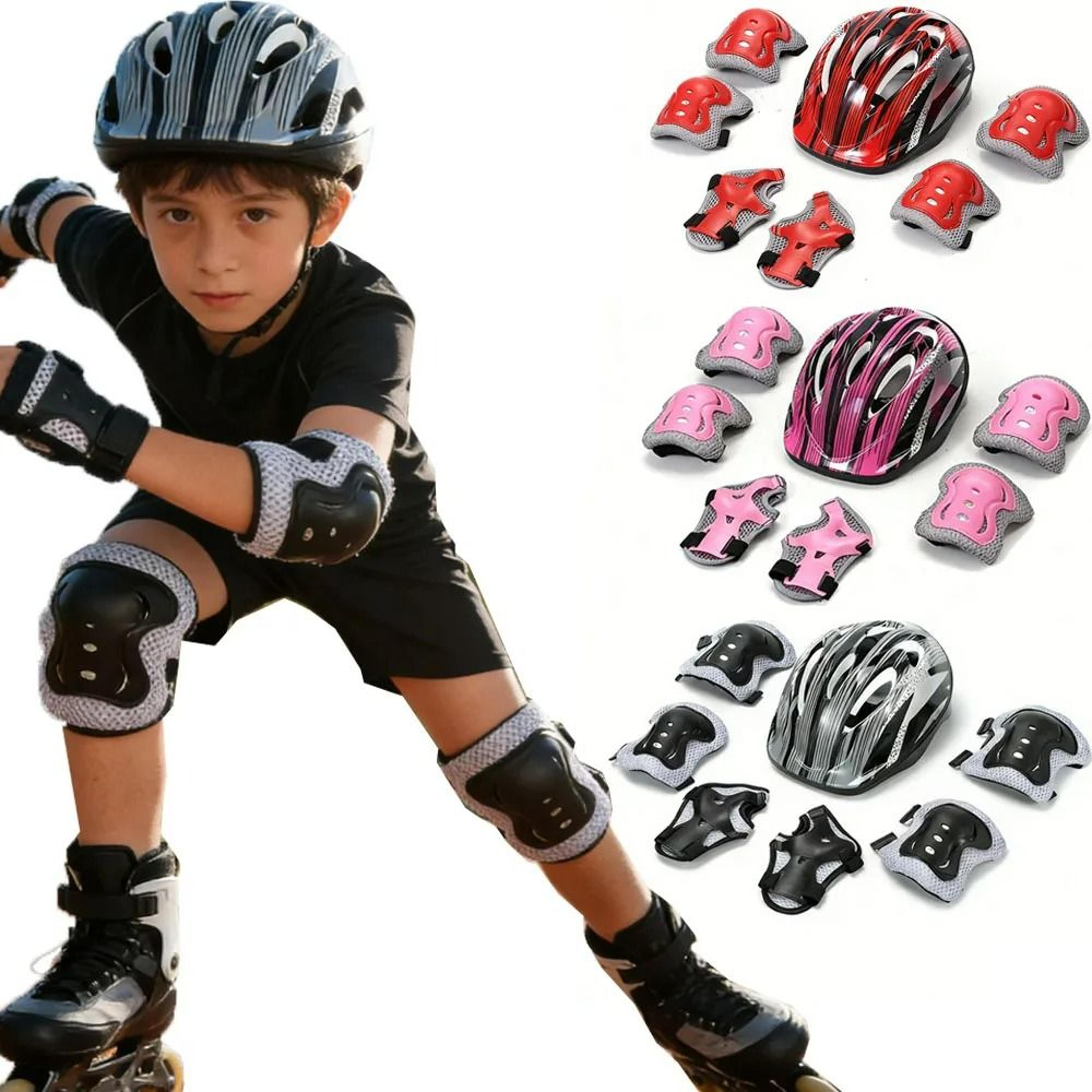 Kids 7in1 Bicycle  Skating Protective Gear Set 0