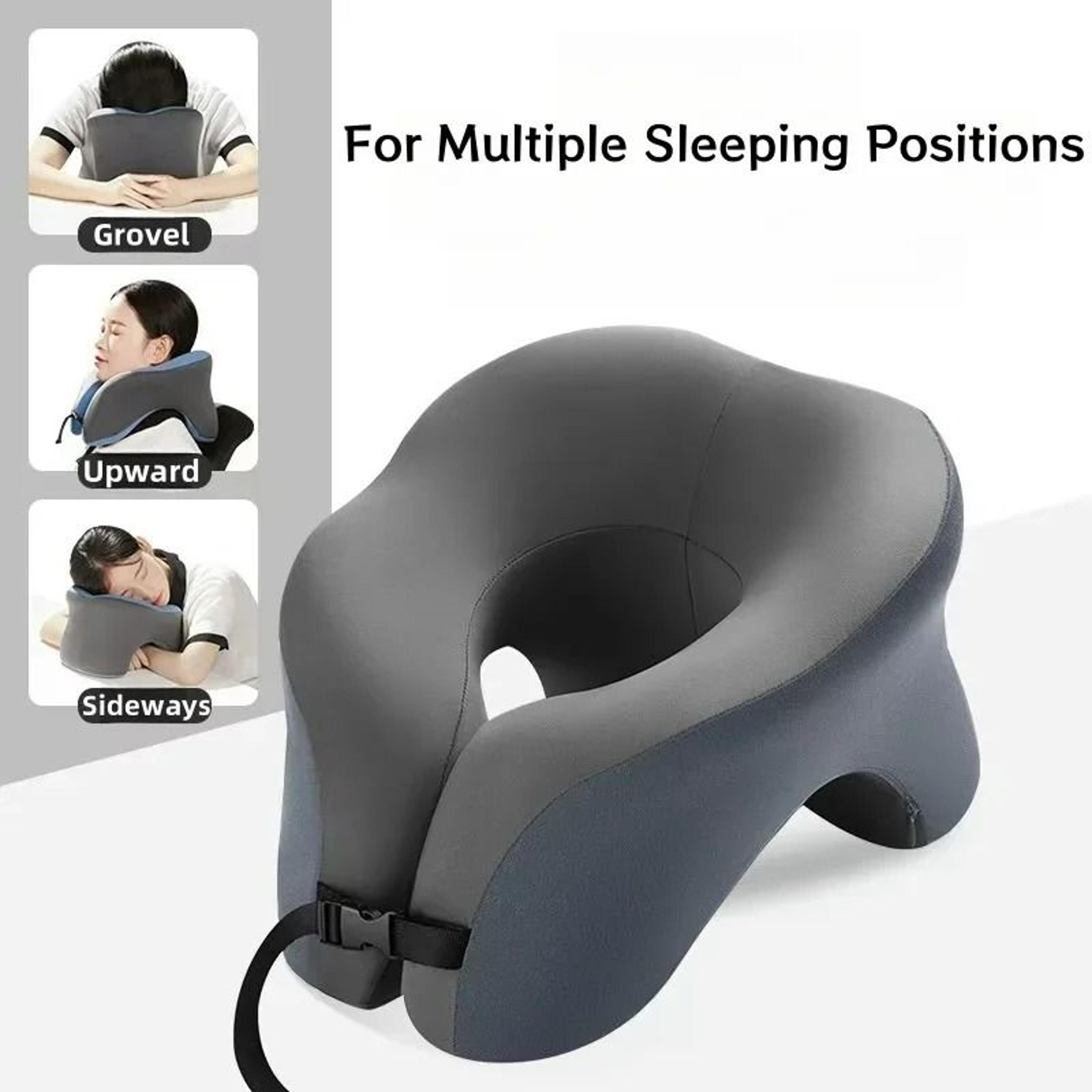 Portable Ergonomic UShaped Memory Foam Travel Pillow 5