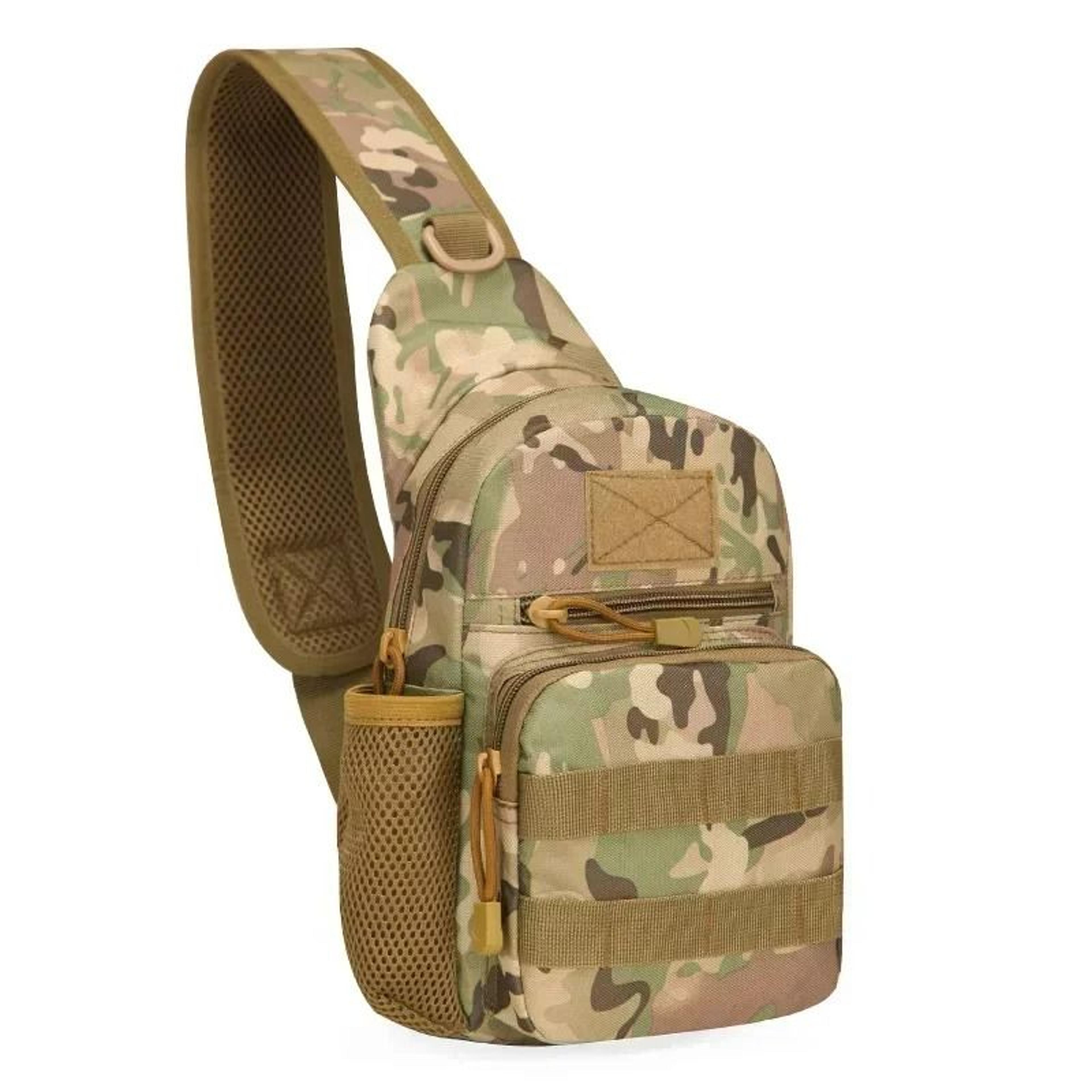 Tactical MOLLE Shoulder Sling Bag  Hiking Backpack 8