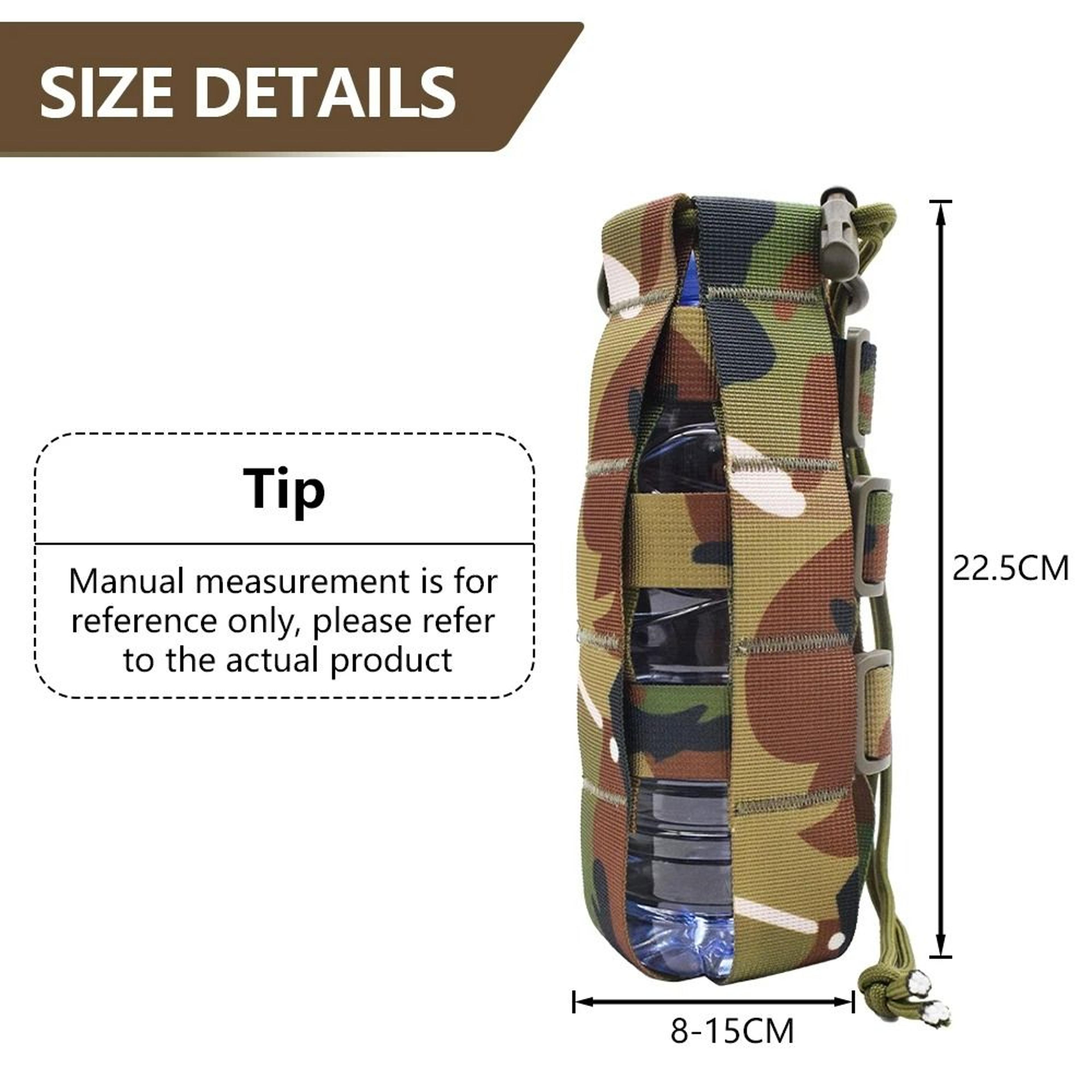 Tactical MOLLE Water Bottle Pouch  Kettle Carrier 5