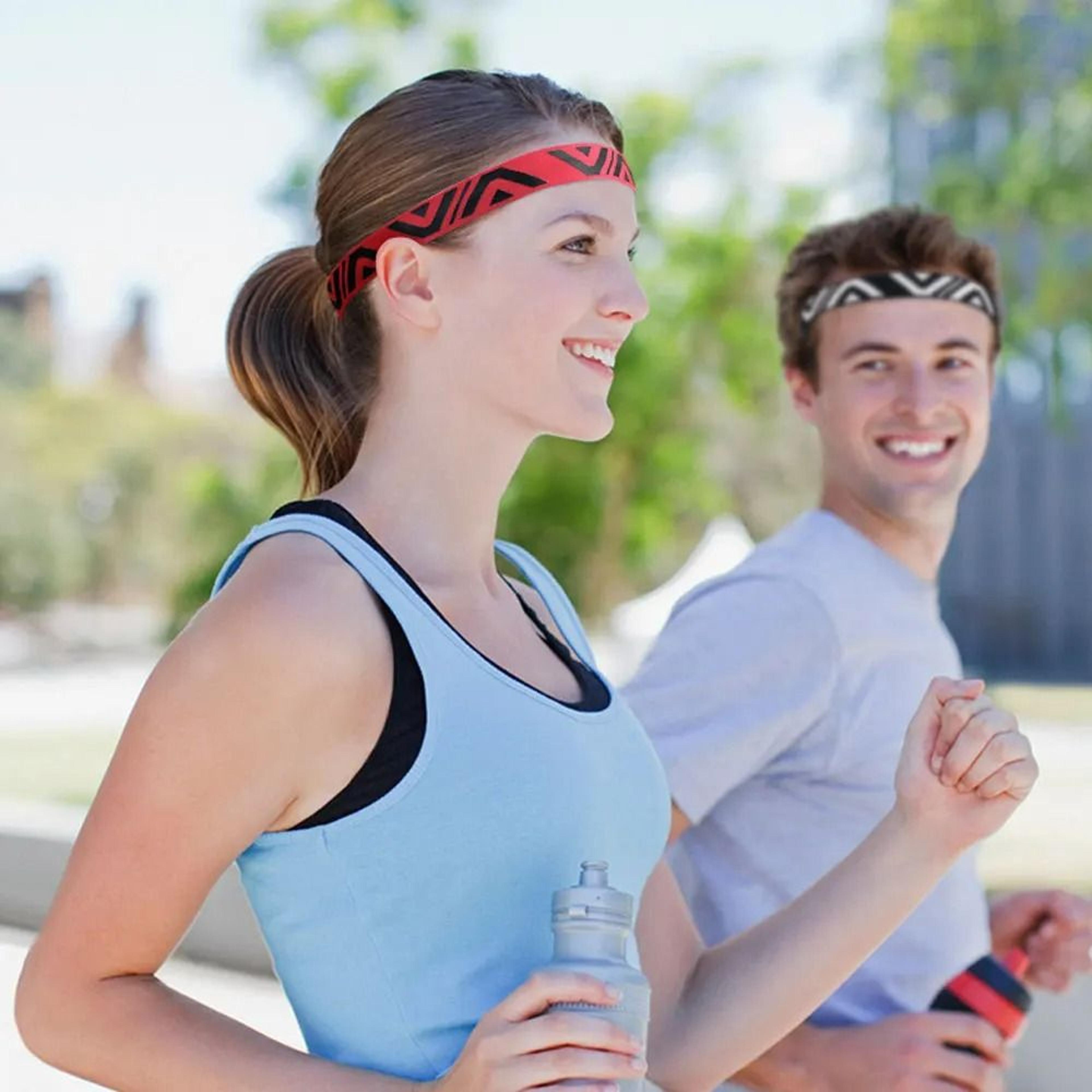 Unisex Elastic Sports Fitness Sweatband  Hairband 5