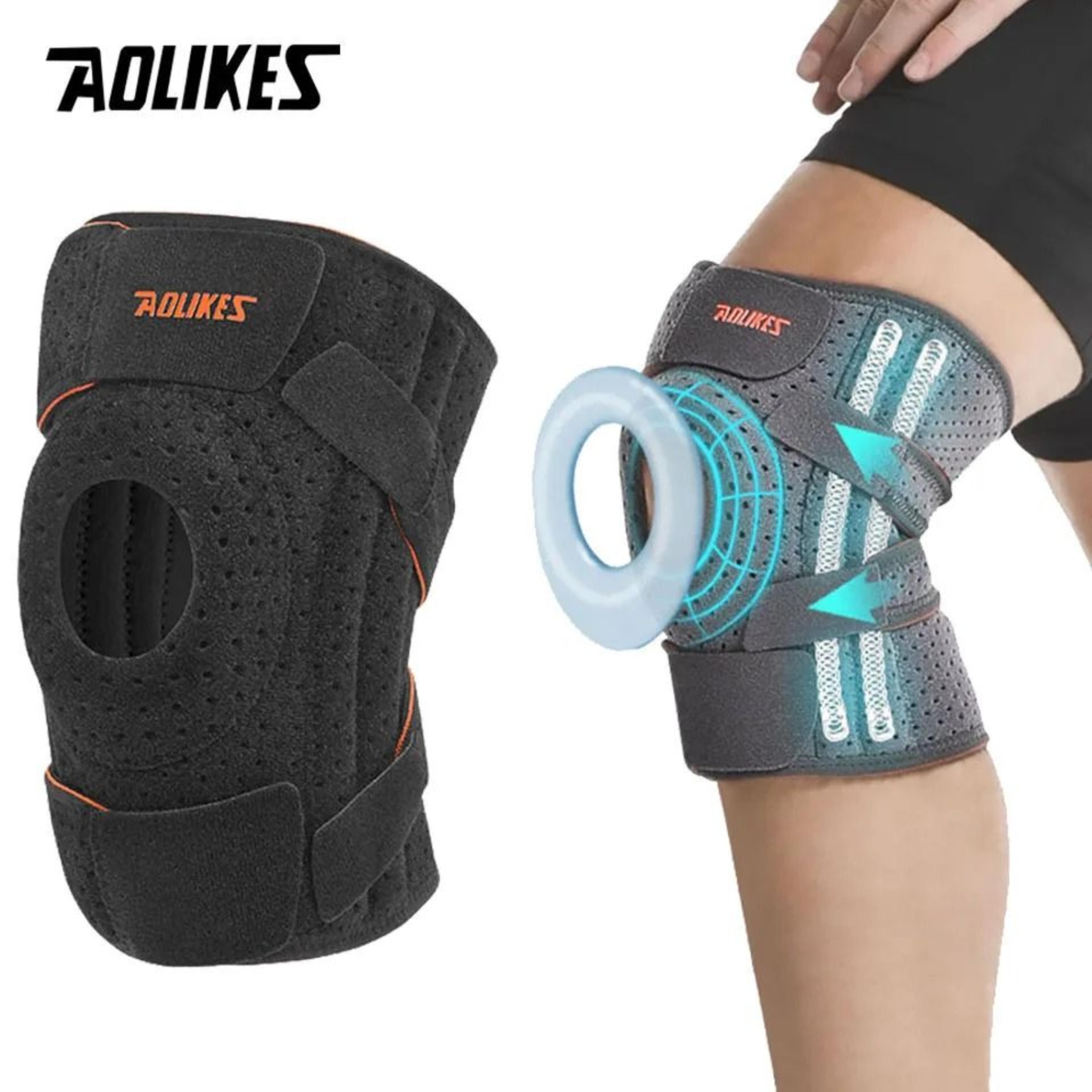 Knee Brace With Side Stabilizers  Patella Gel Pads 1