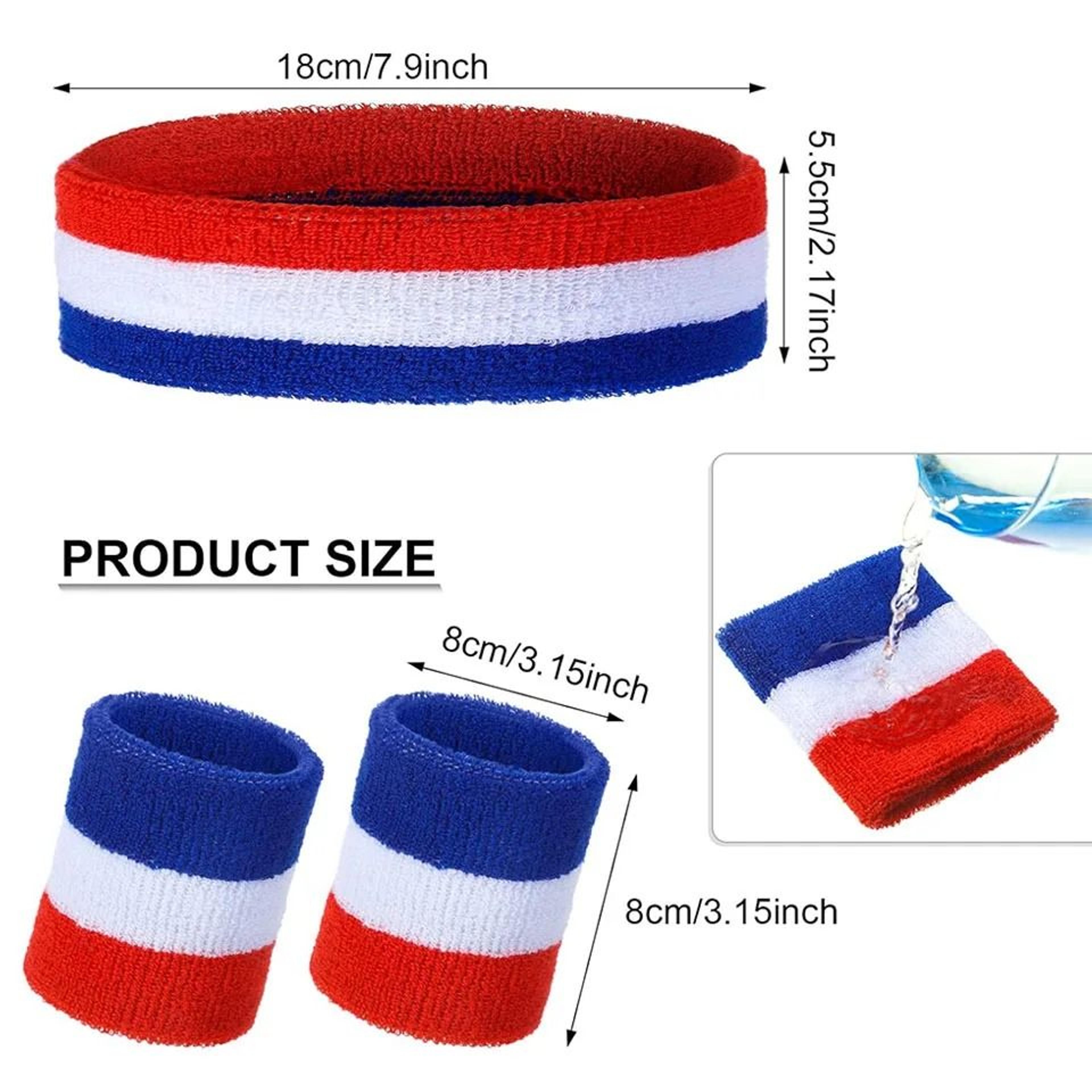 Premium MoistureWicking Headband And Wristband Athletic Set 2