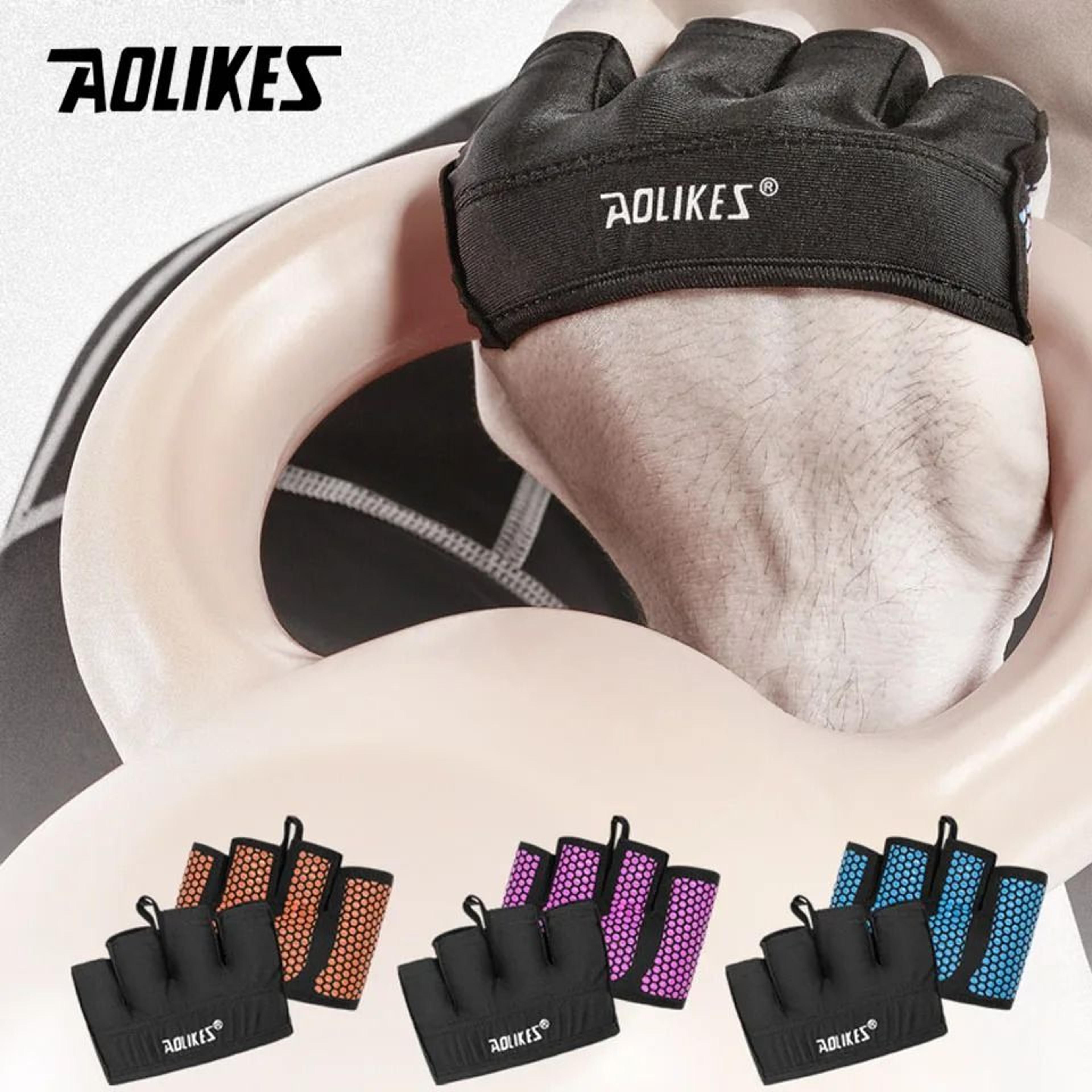 gym fitness half finger workout gloves for men and women (1 pair)