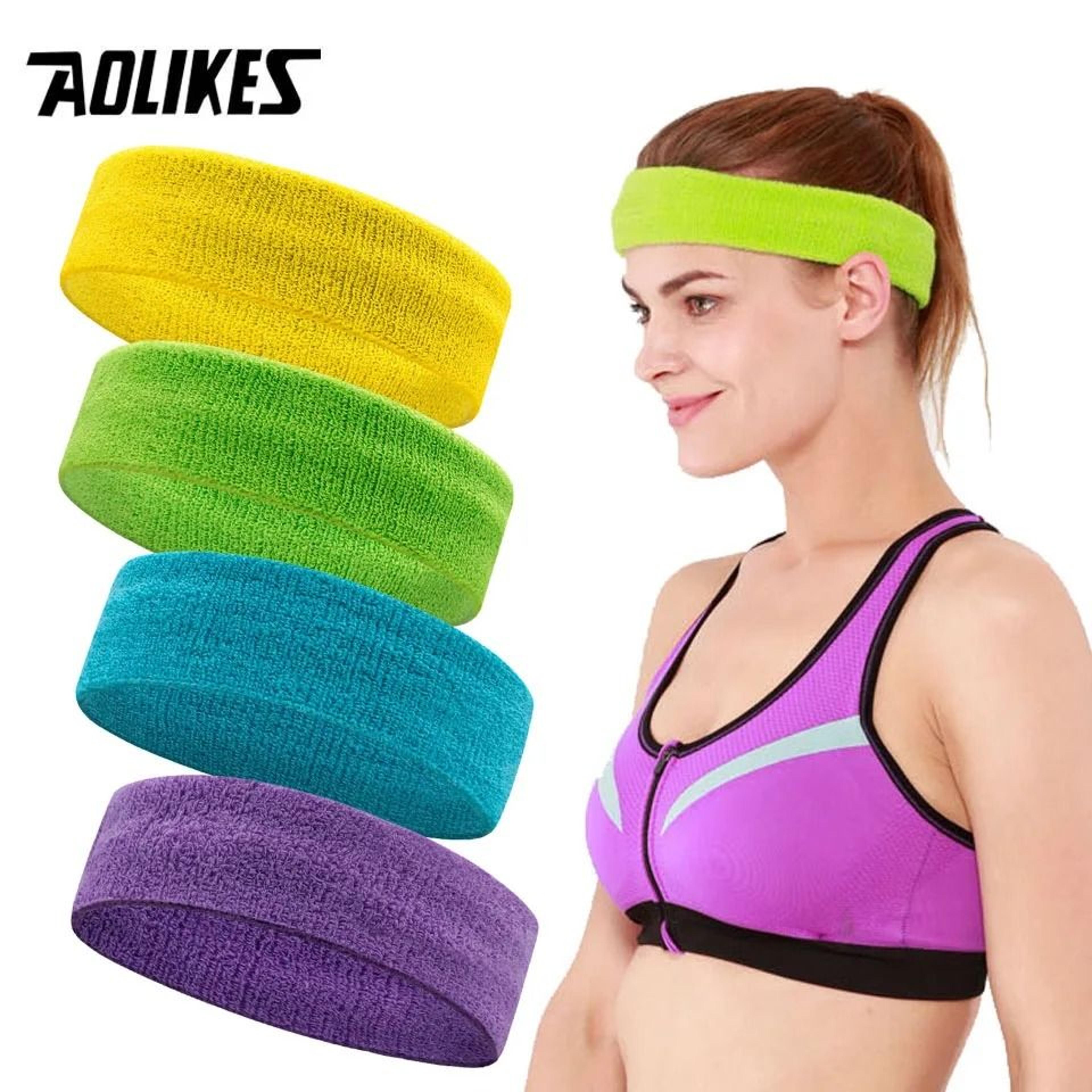 elastic cotton athletic sports headband