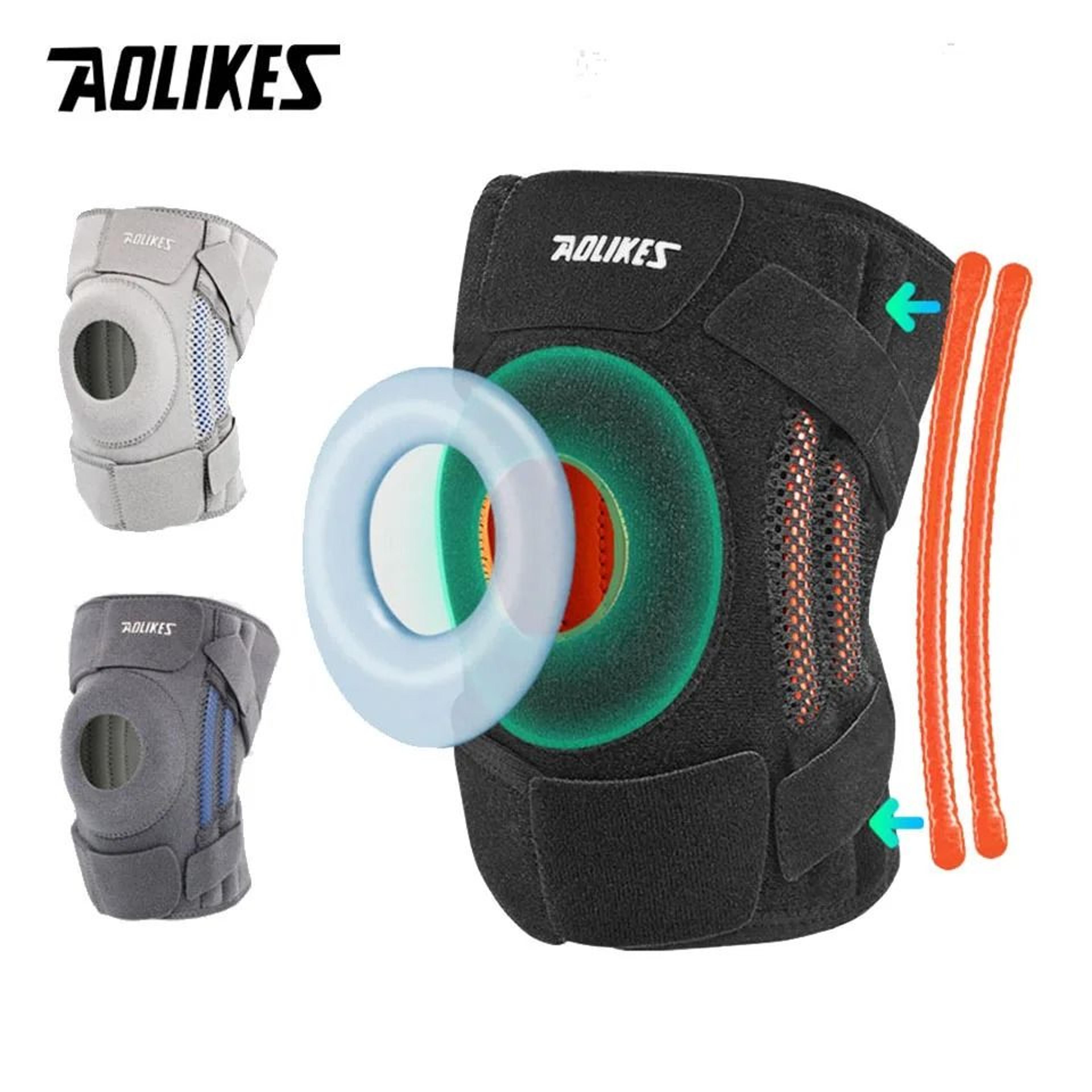 Knee Support Brace With Dual Side Stabilizers  Patella Gel Pad 0