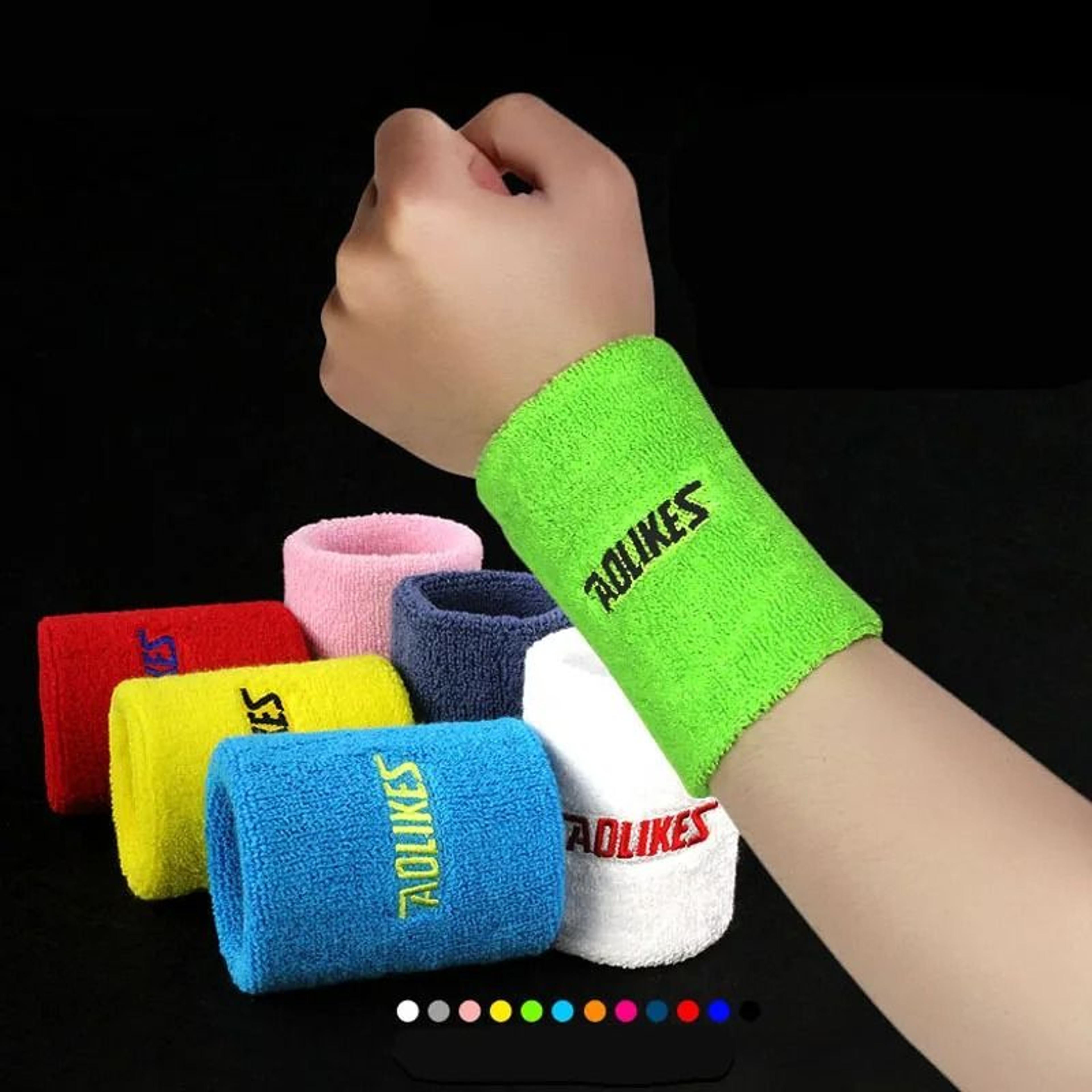 HighAbsorbency Cotton Terry Cloth Sports Wristbands 5