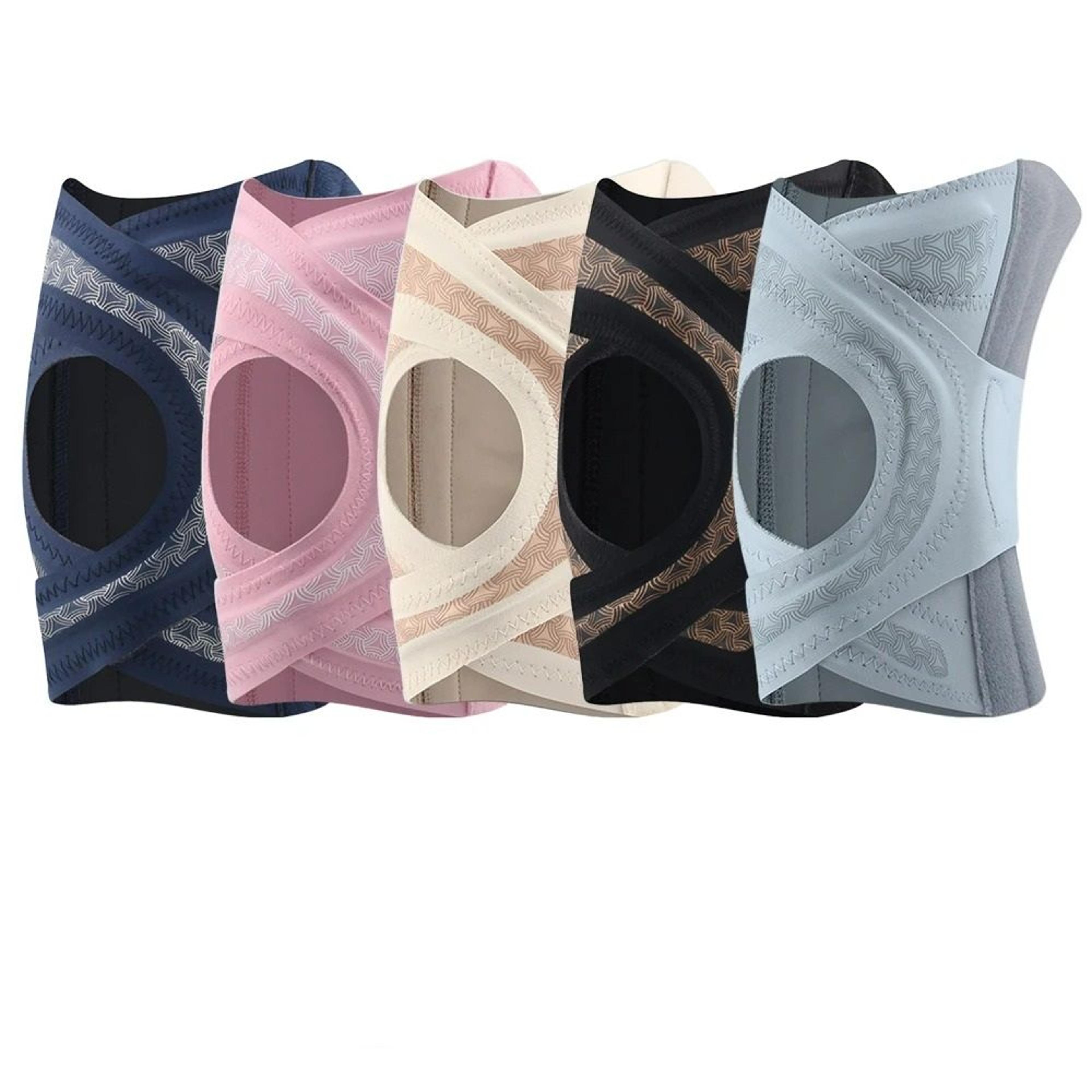 hinged knee brace with side stabilizers