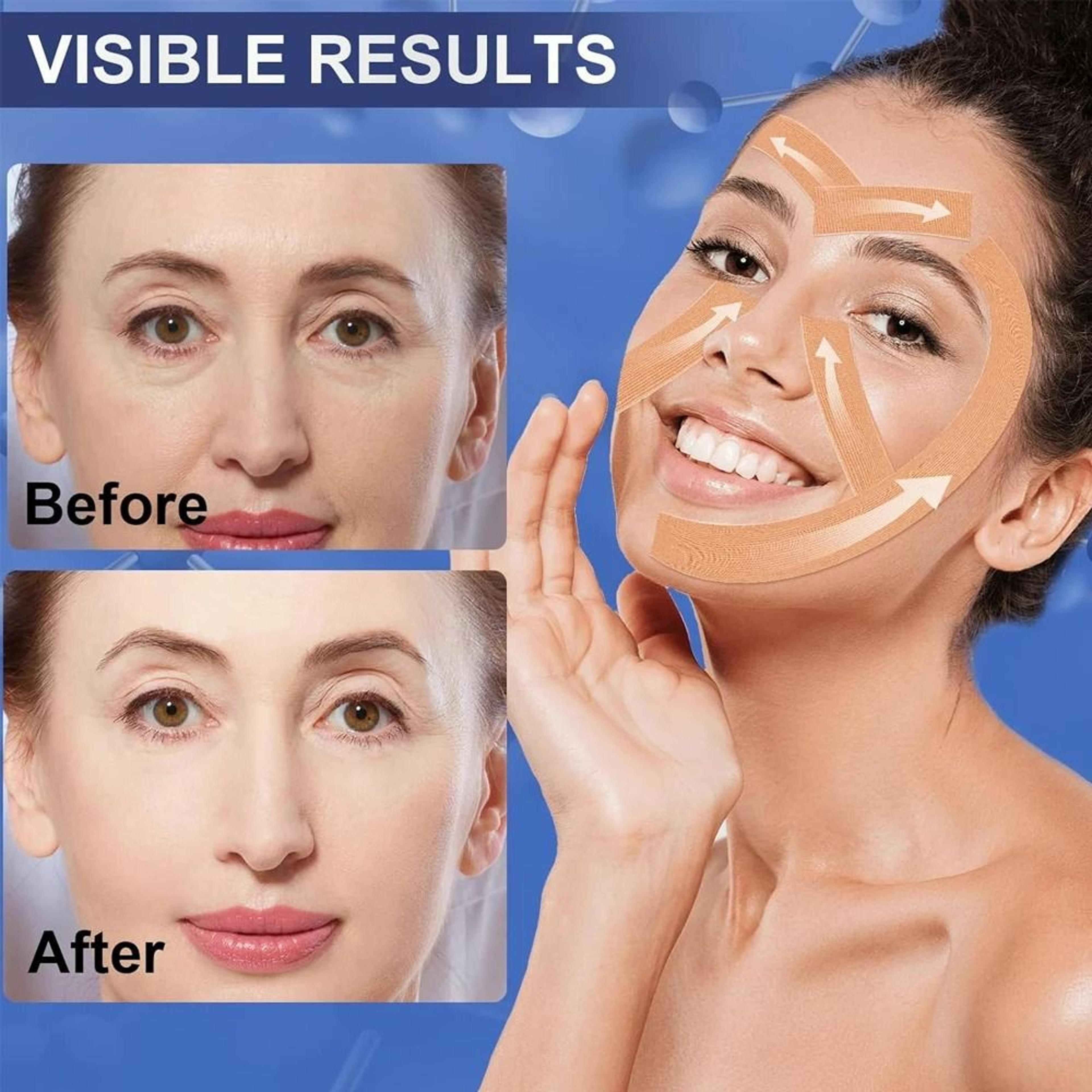 AntiWrinkle Face Tape  Facial Lifting Roll 3