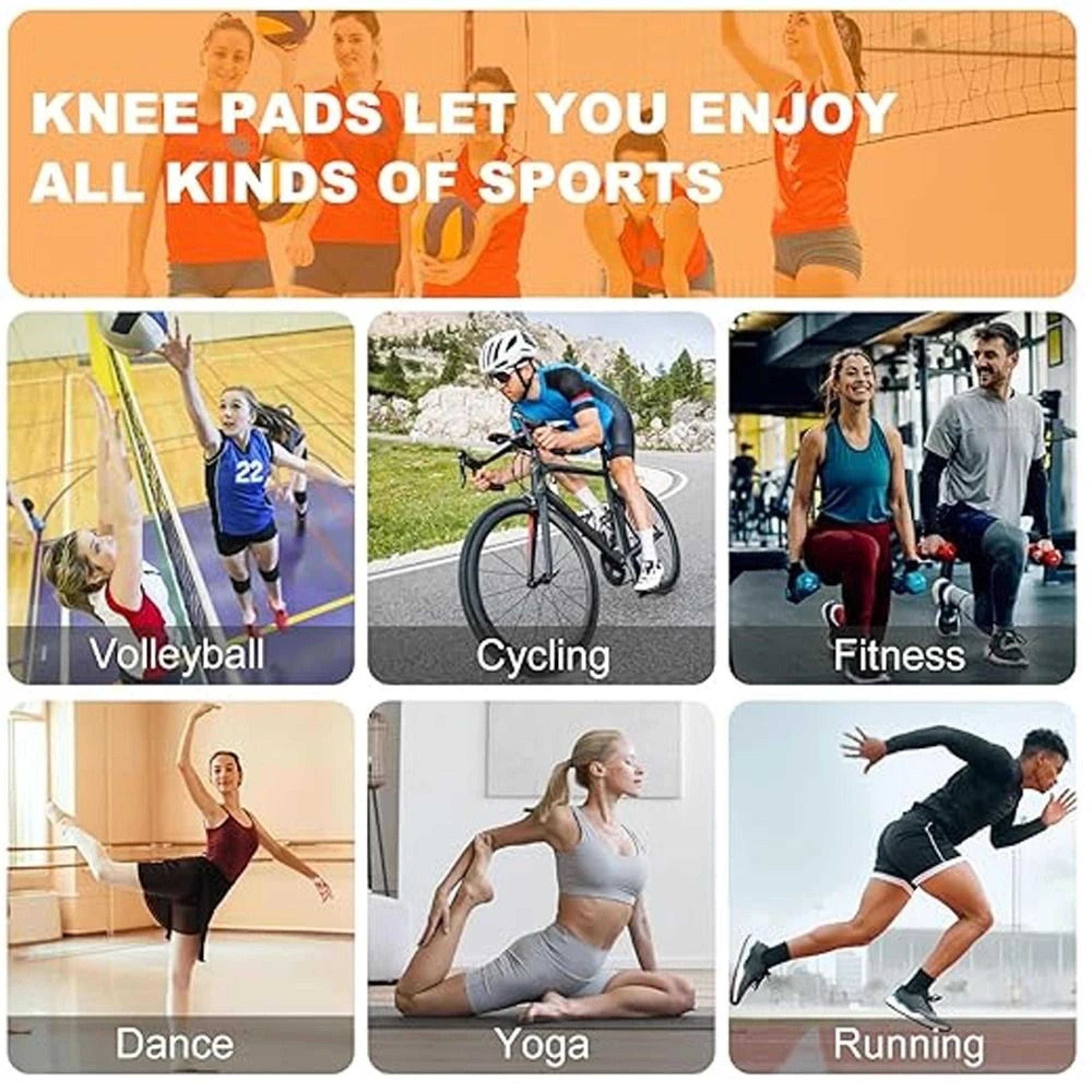 Professional ShockAbsorbing EVA Knee Pads 5