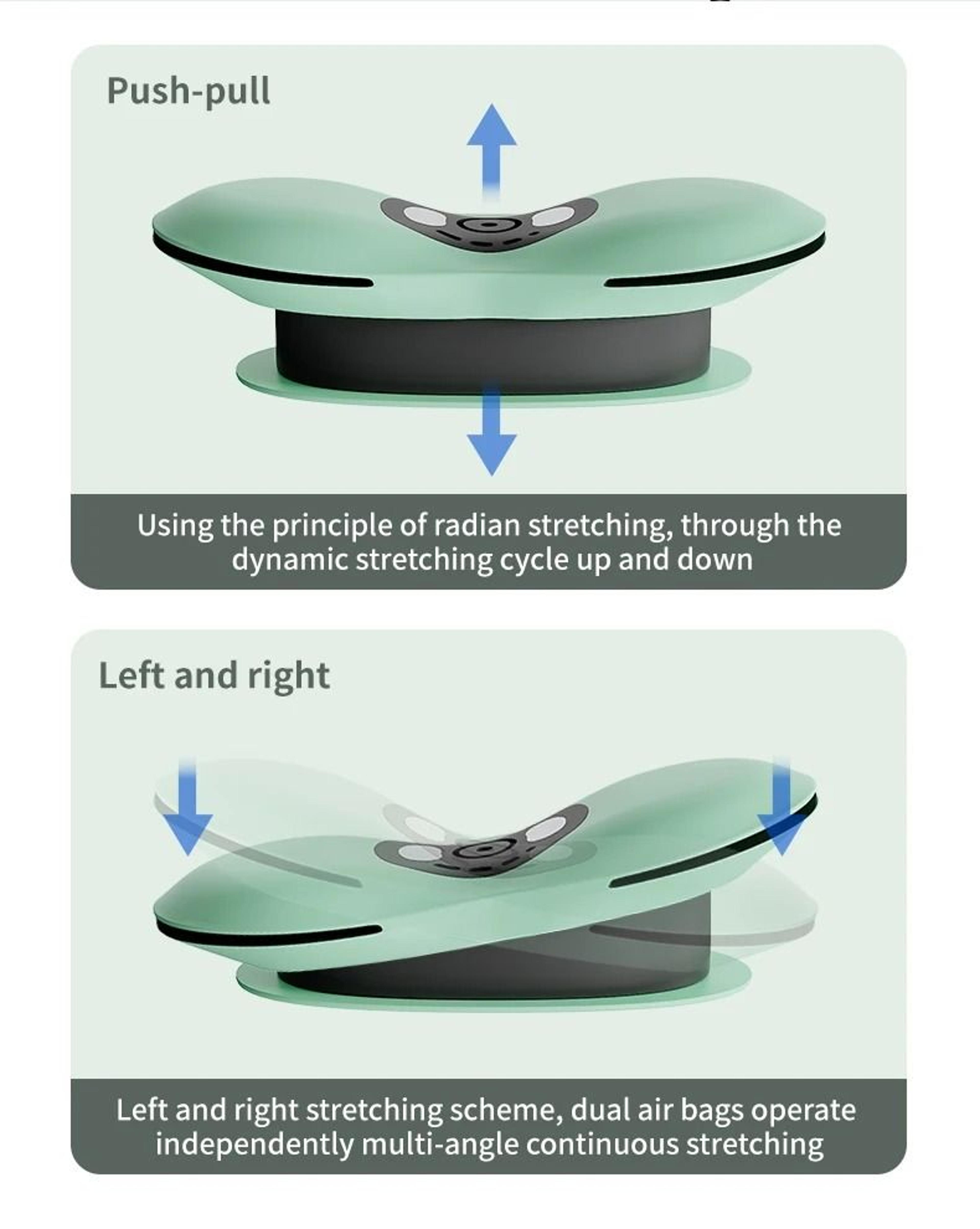 Dynamic Electric Lumbar Traction Massager  Inflatable Back Stretcher 2