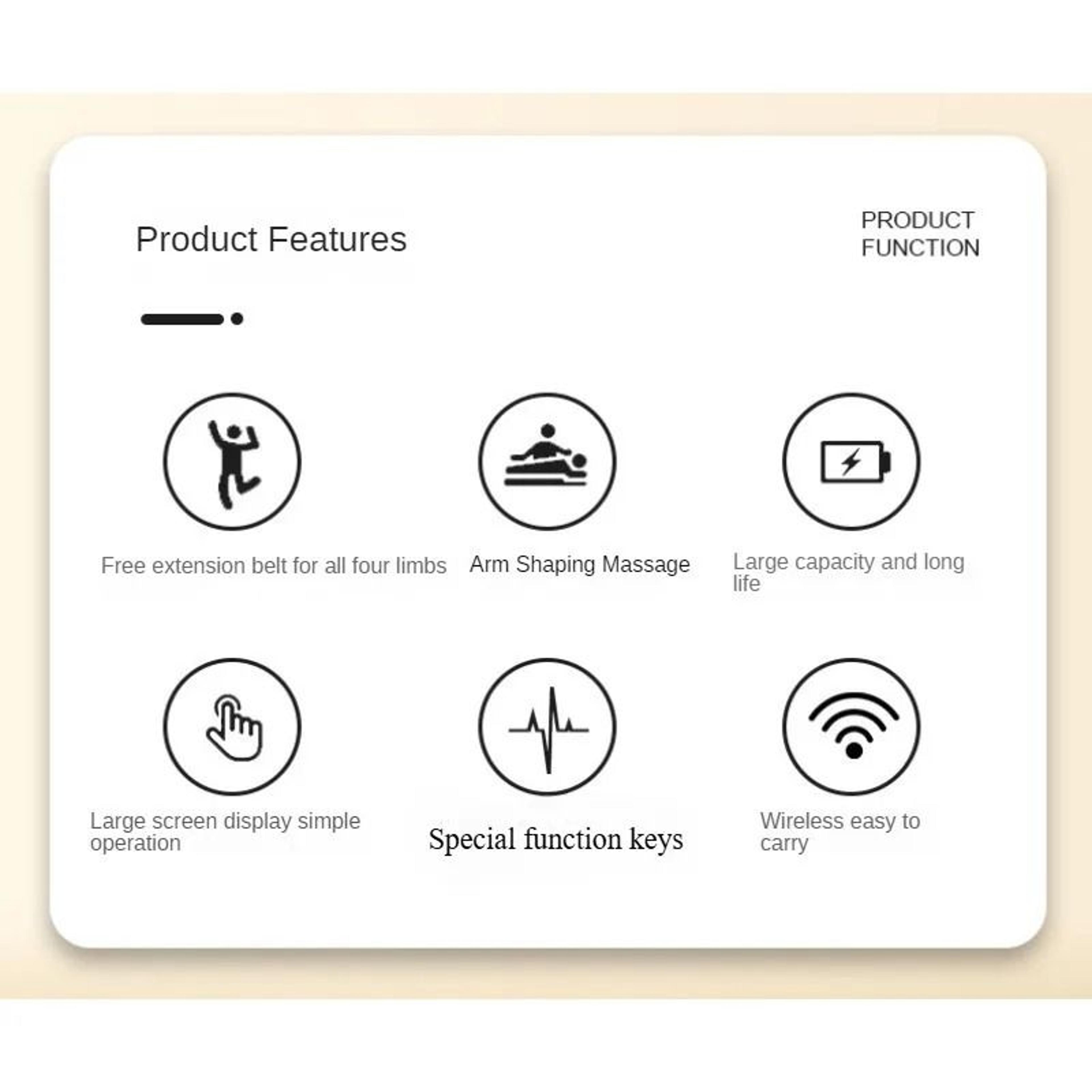 Wireless Portable Arm  FullBody Deep Tissue Massager Band 2