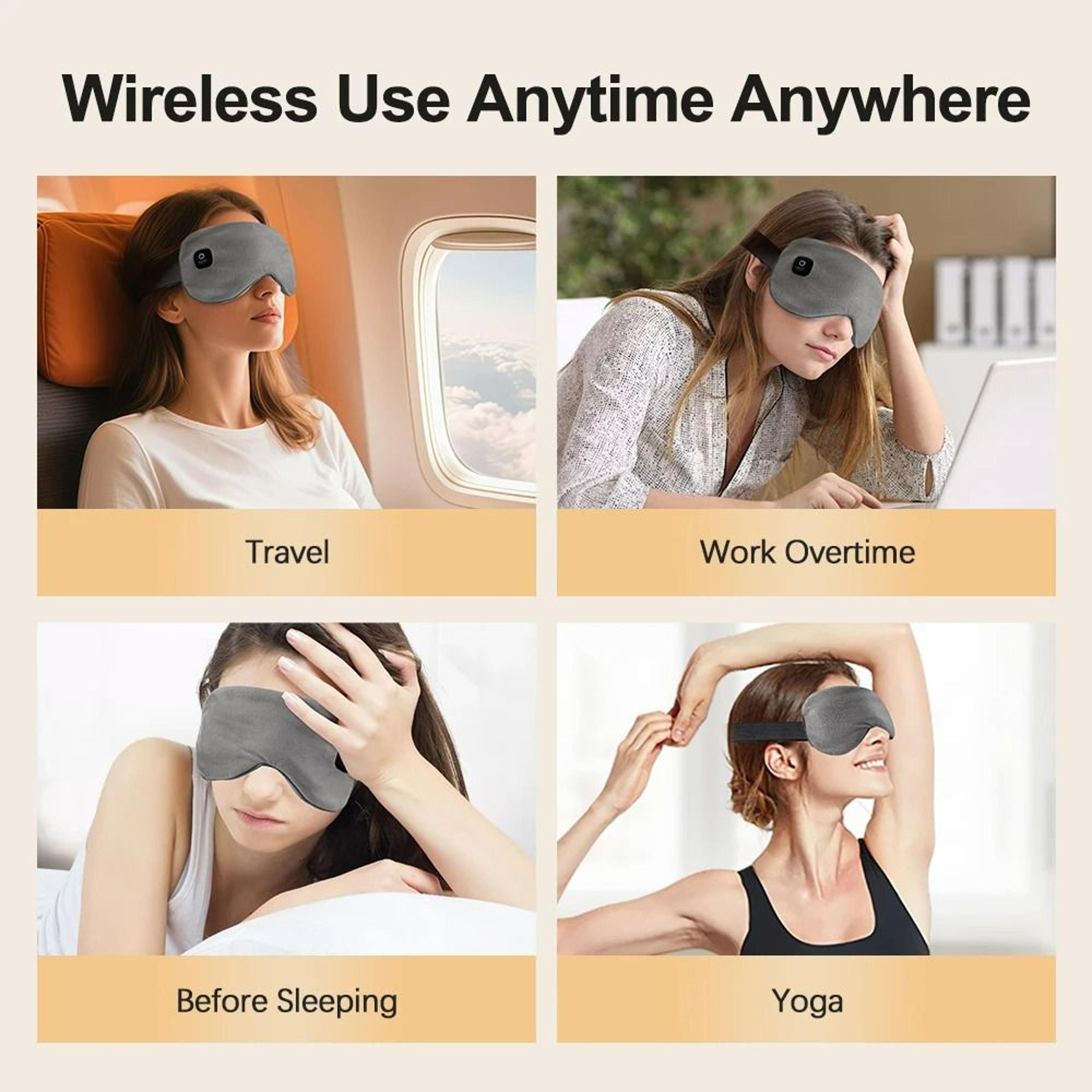 Heated Eye Mask For Dry Eyes  Warm Compress Relaxation 4