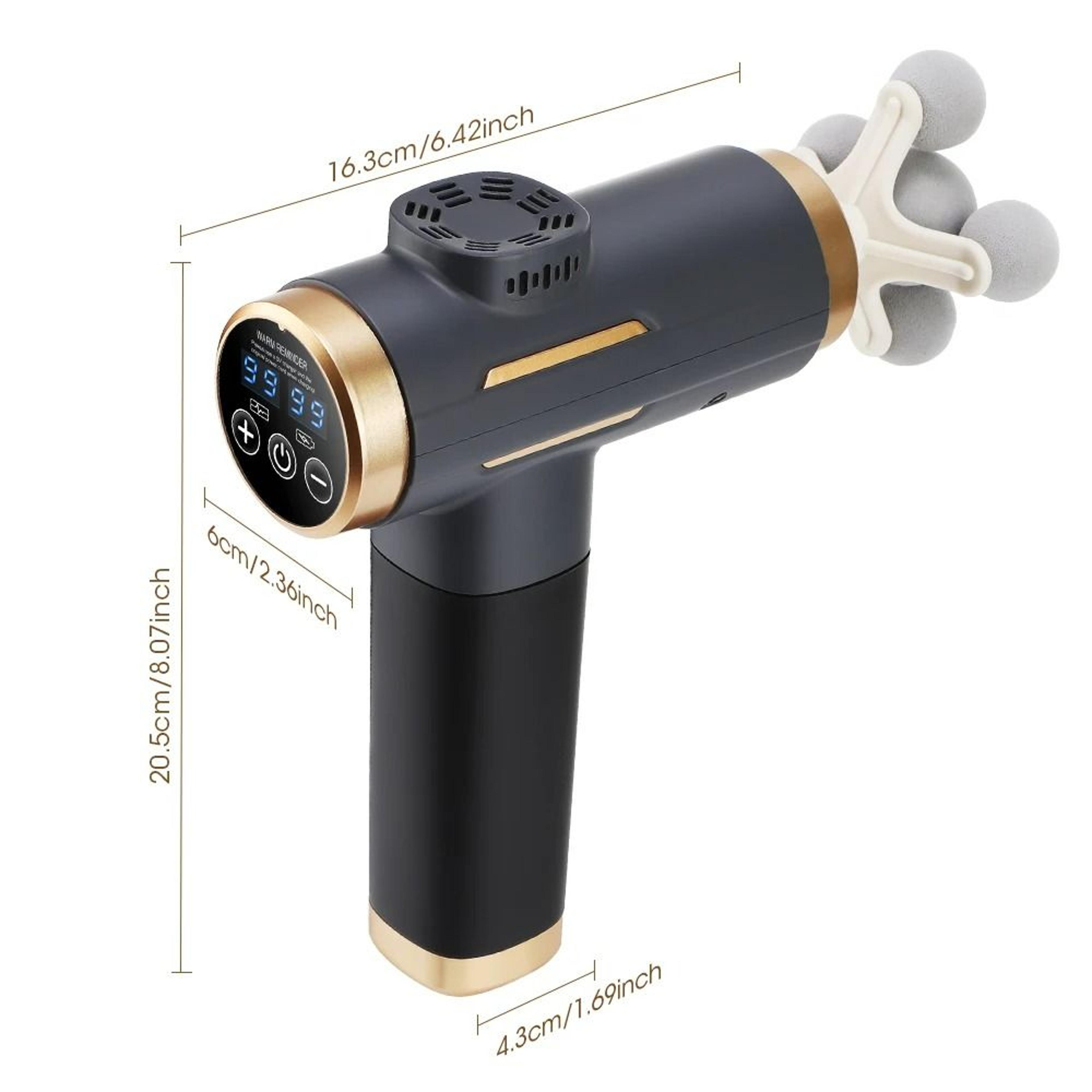 24W Deep Tissue Percussion Massage Gun With 11 Heads 5