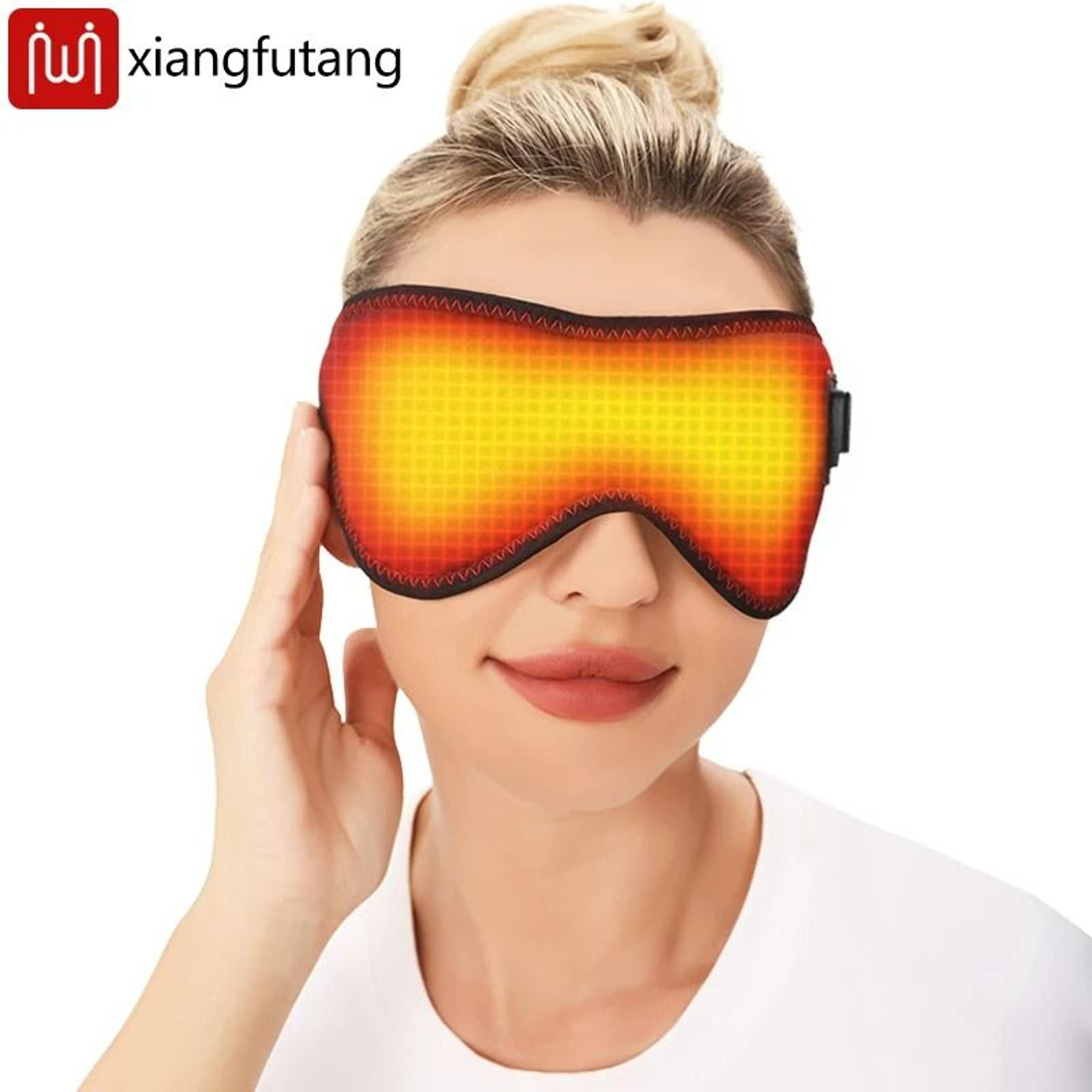 Electric Heating Massage Eye Mask With 3 Temperature Levels 1