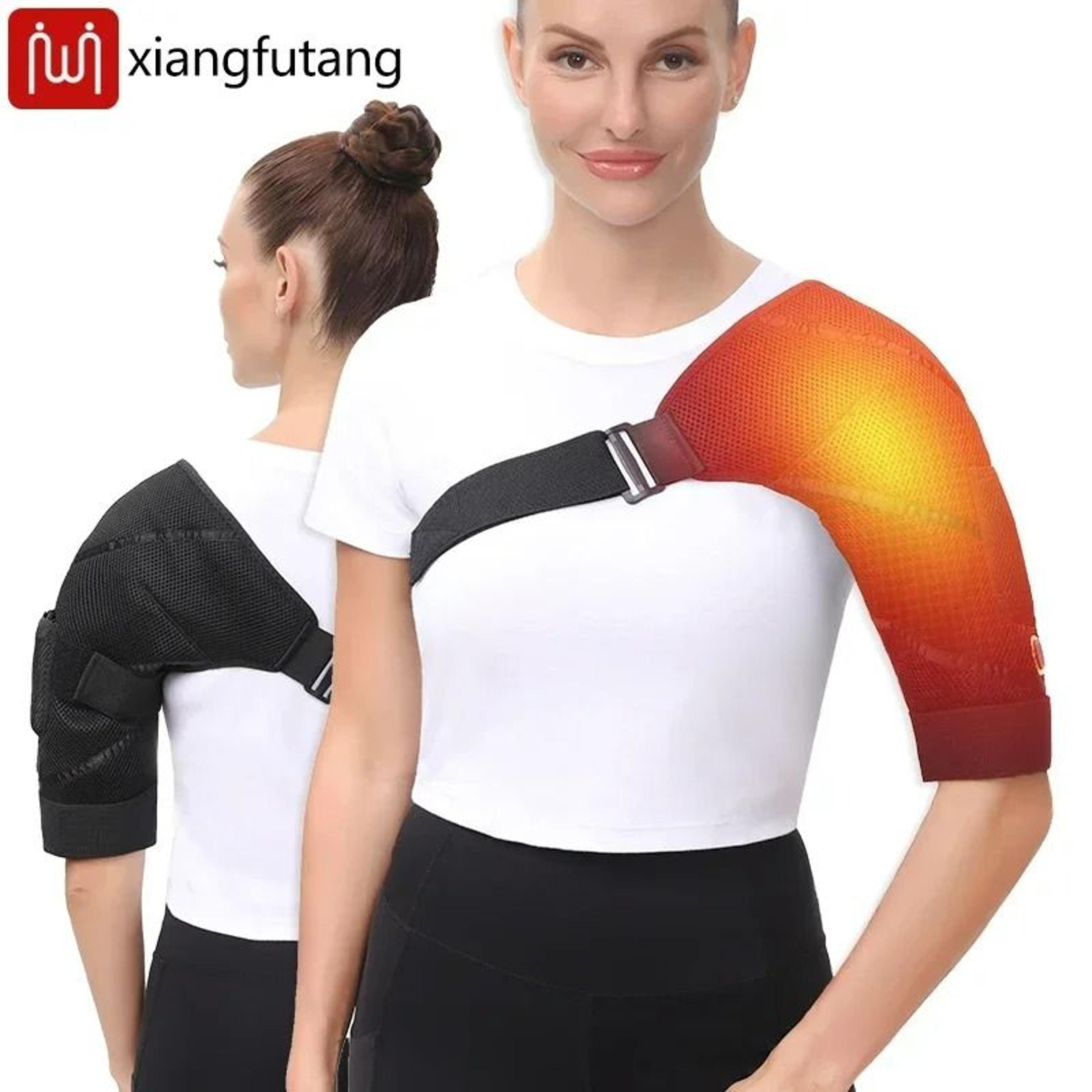 Electric Heated Massage Shoulder Brace With 3 Temperature Settings 1