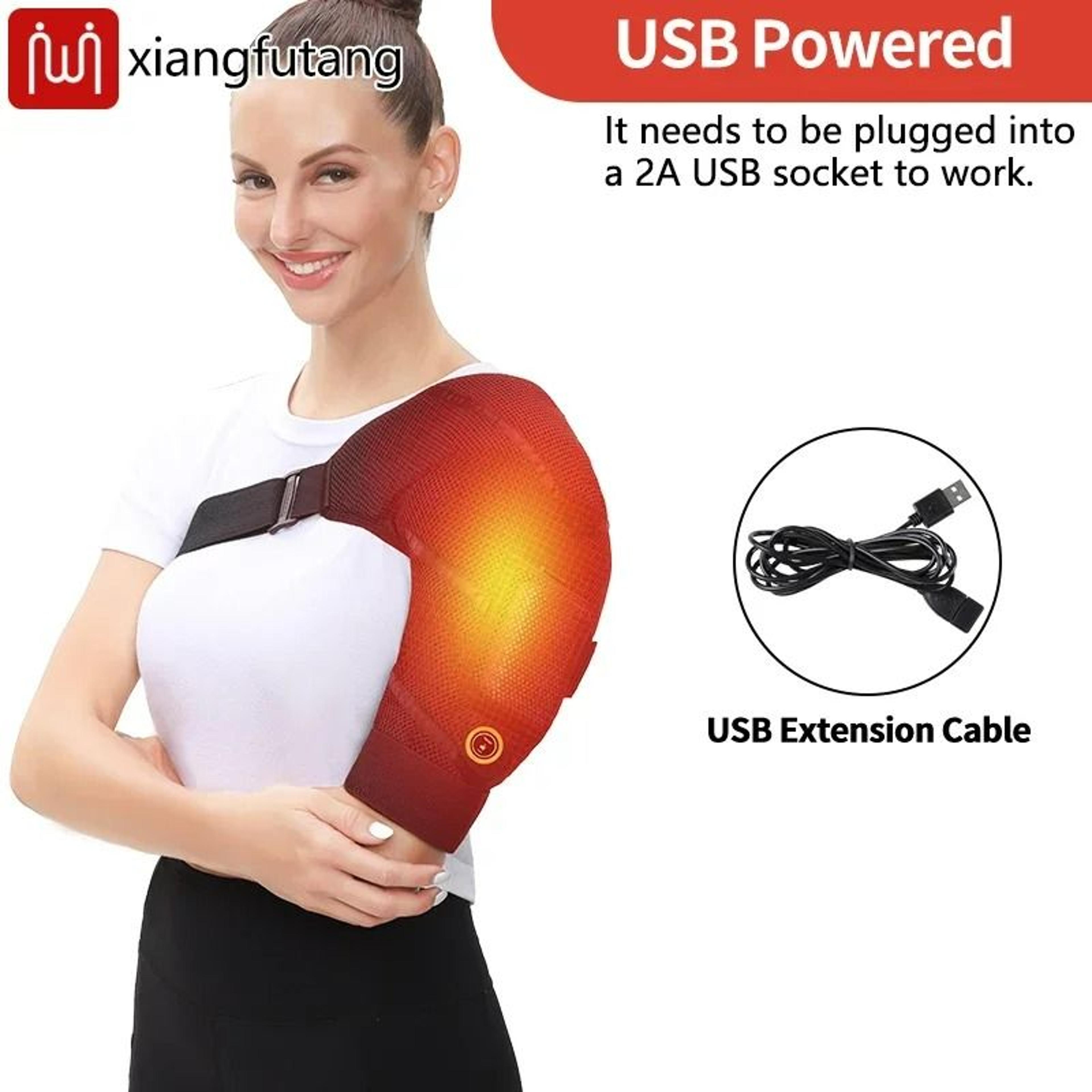 Electric Heated Massage Shoulder Brace With 3 Temperature Settings 2