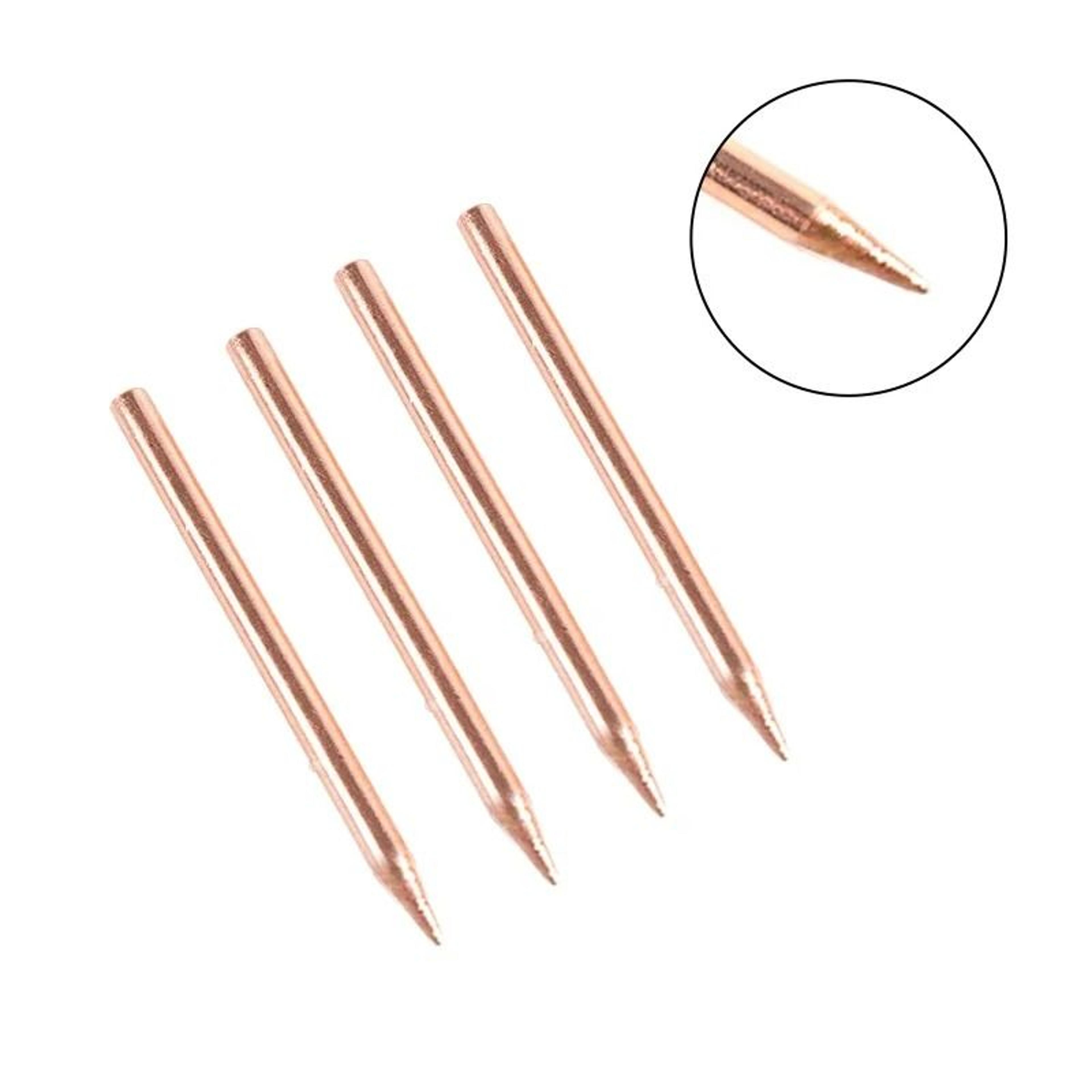 2Piece 3mm Aluminum Oxide Copper Spot Welding Electrode Tips 0