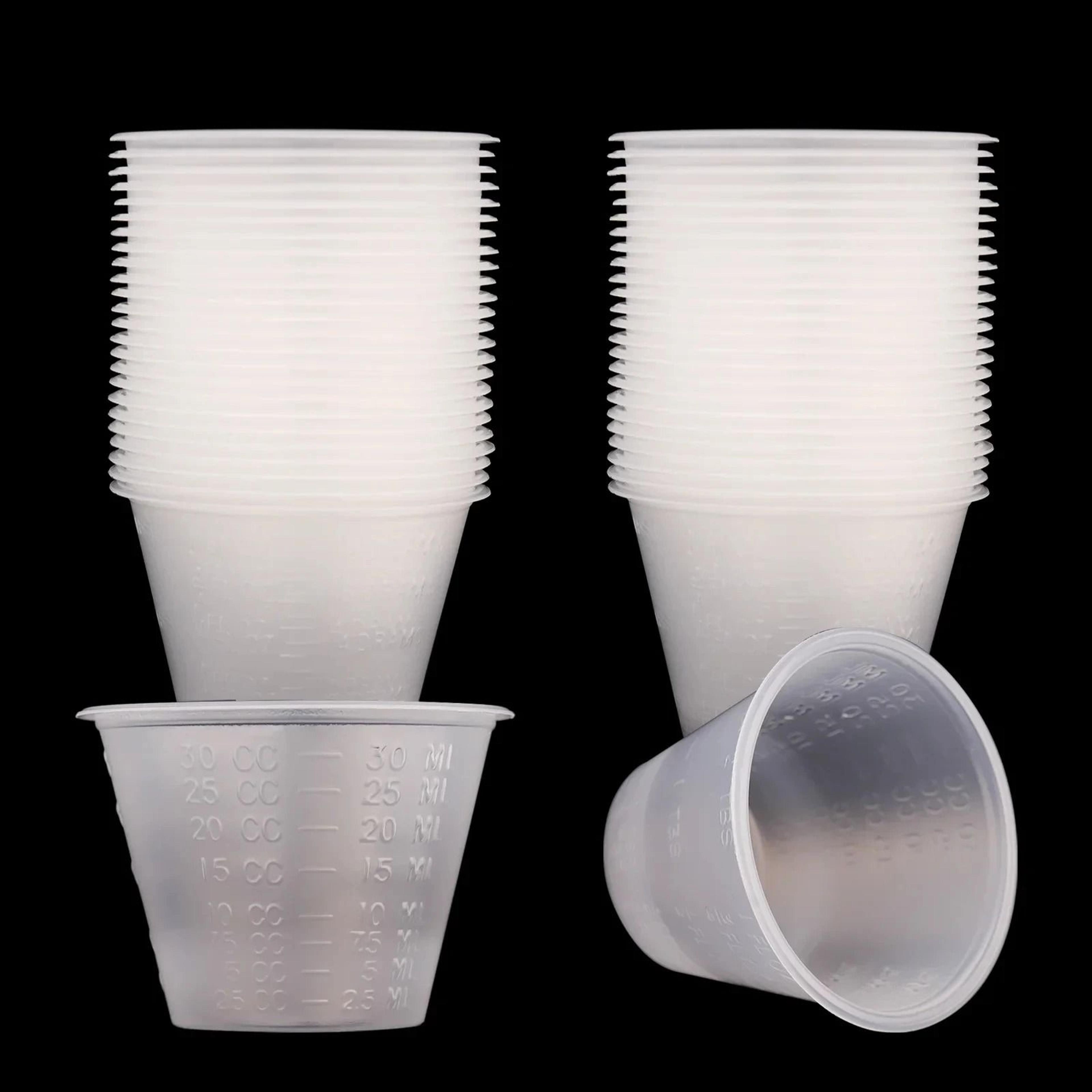 100-piece graduated plastic mixing cups set