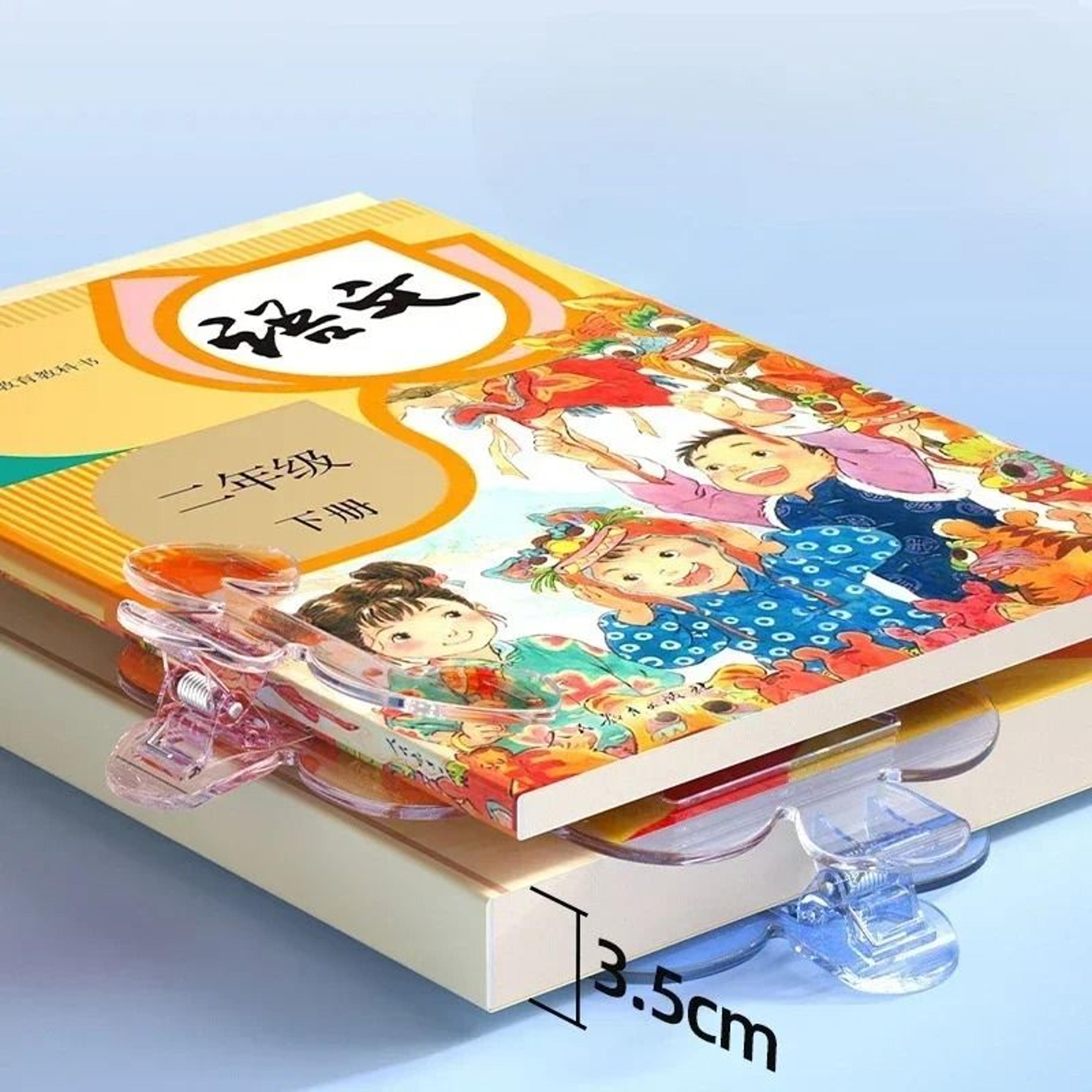 Transparent Plastic Book Clip With HandsFree Stand 3