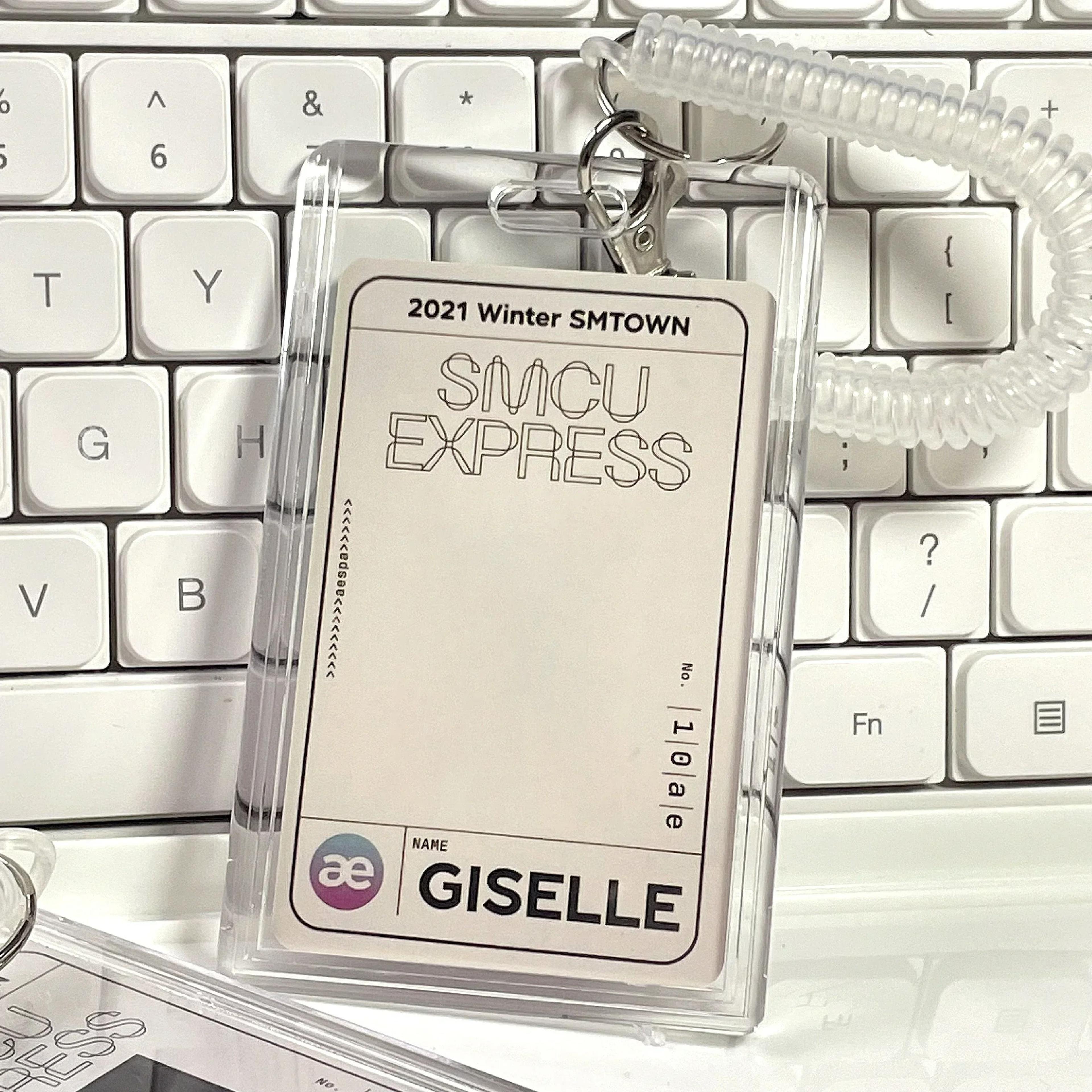 Clear Acrylic ID  Access Card Protective Sleeve 1