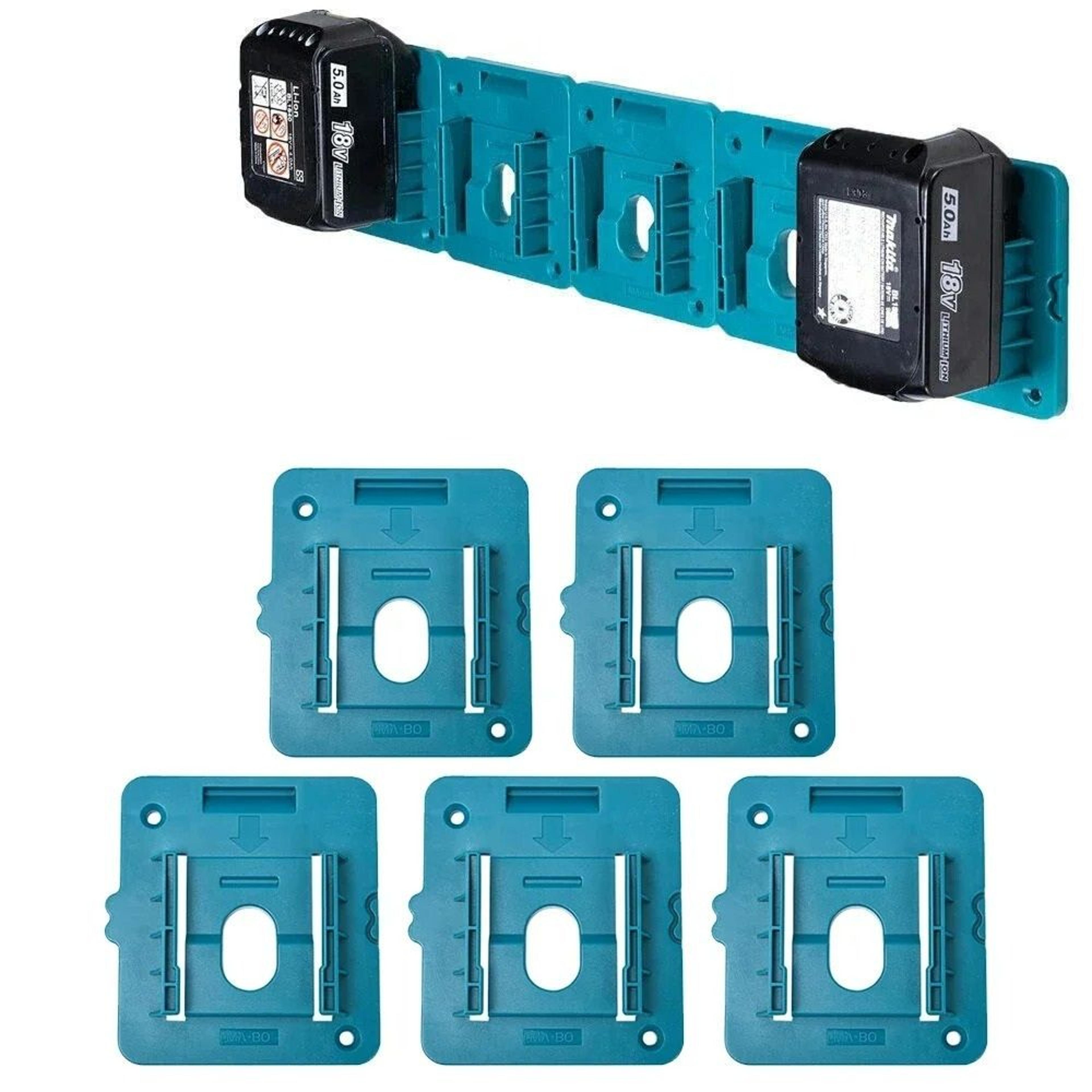 5Piece Battery  Power Tool Holder Mount Set For Makita 18V 0
