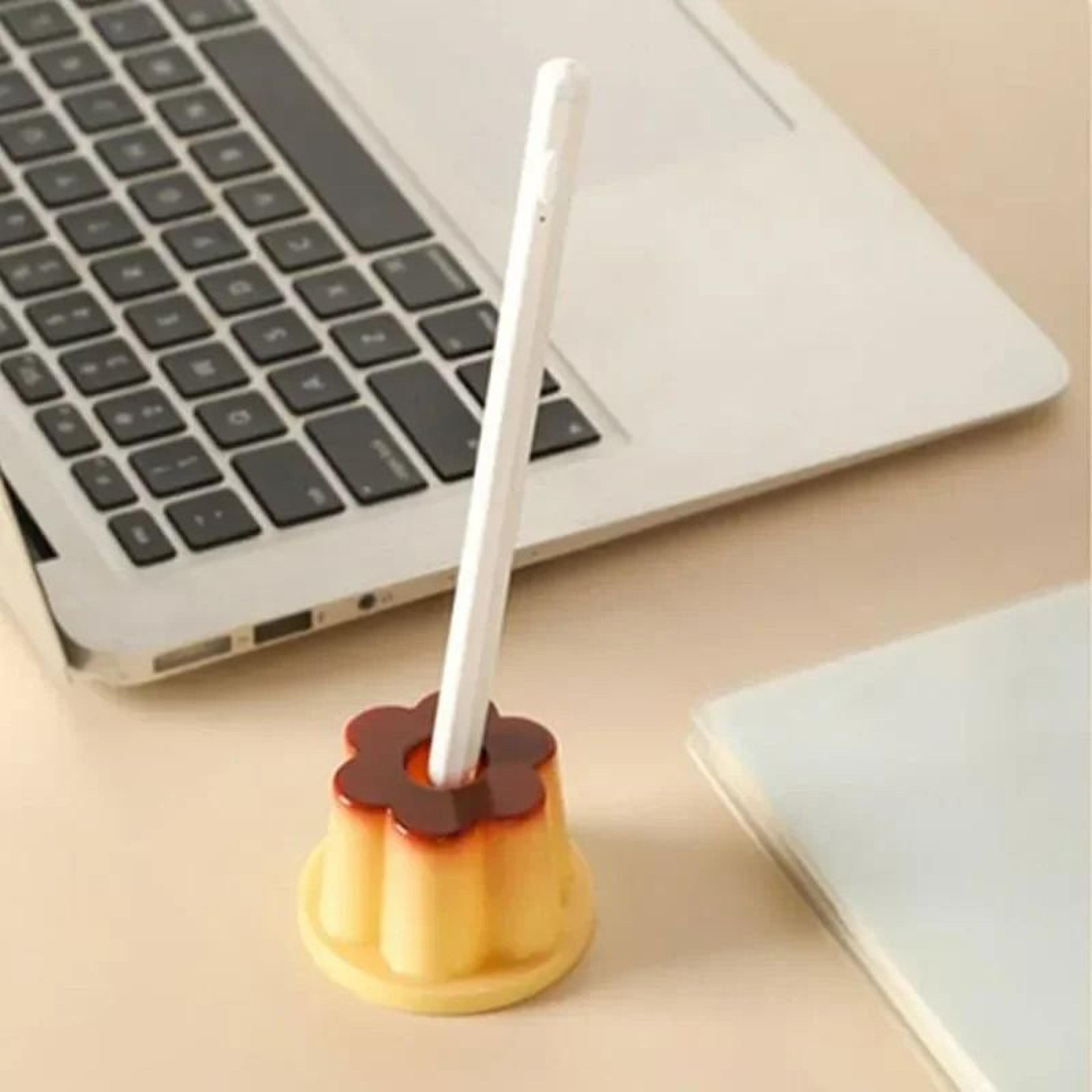 Creative Kawaii Pudding Pen Holder  Desktop Ornament 2