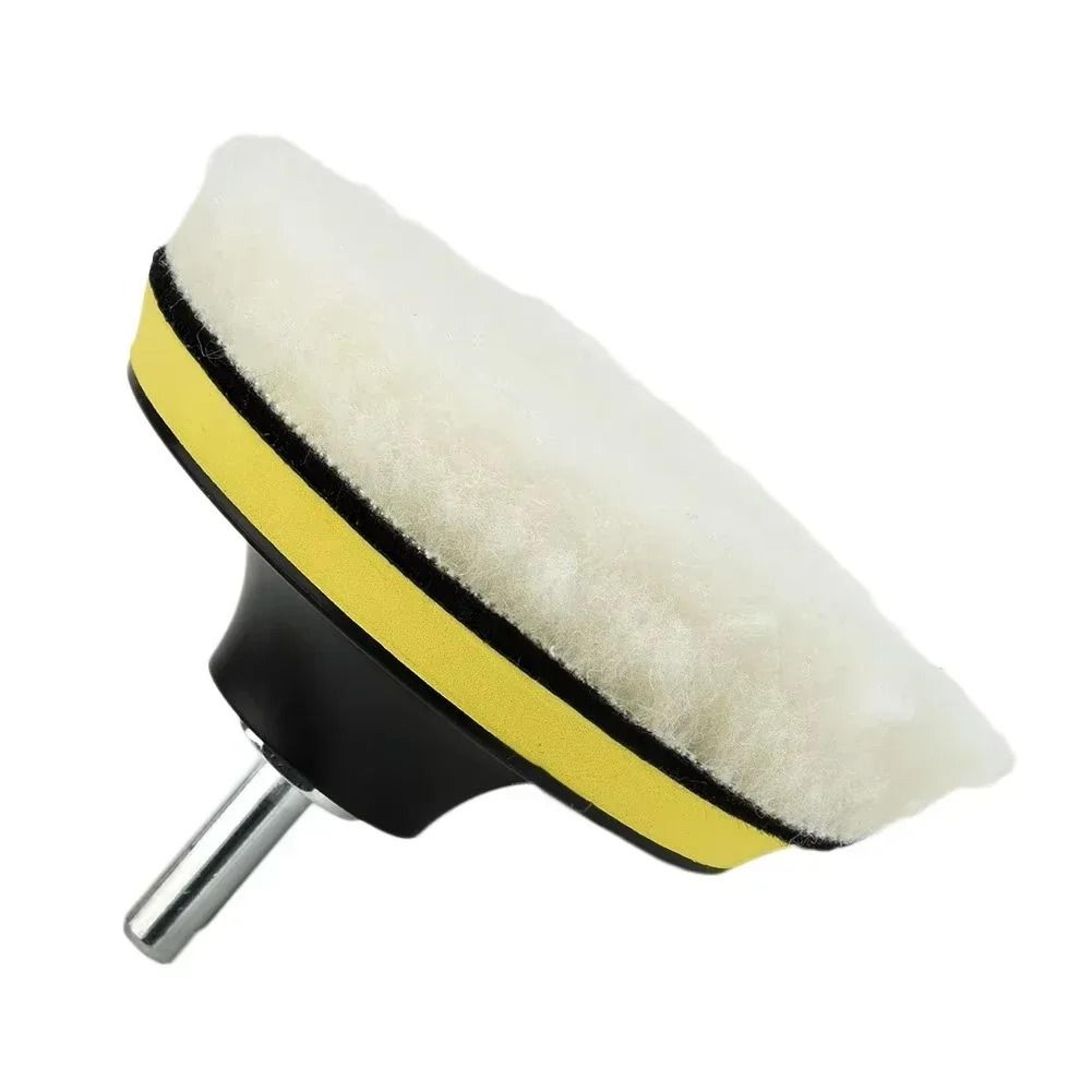 5Piece 4Inch Wool Buffing Wheel  Sanding Disc Set 4