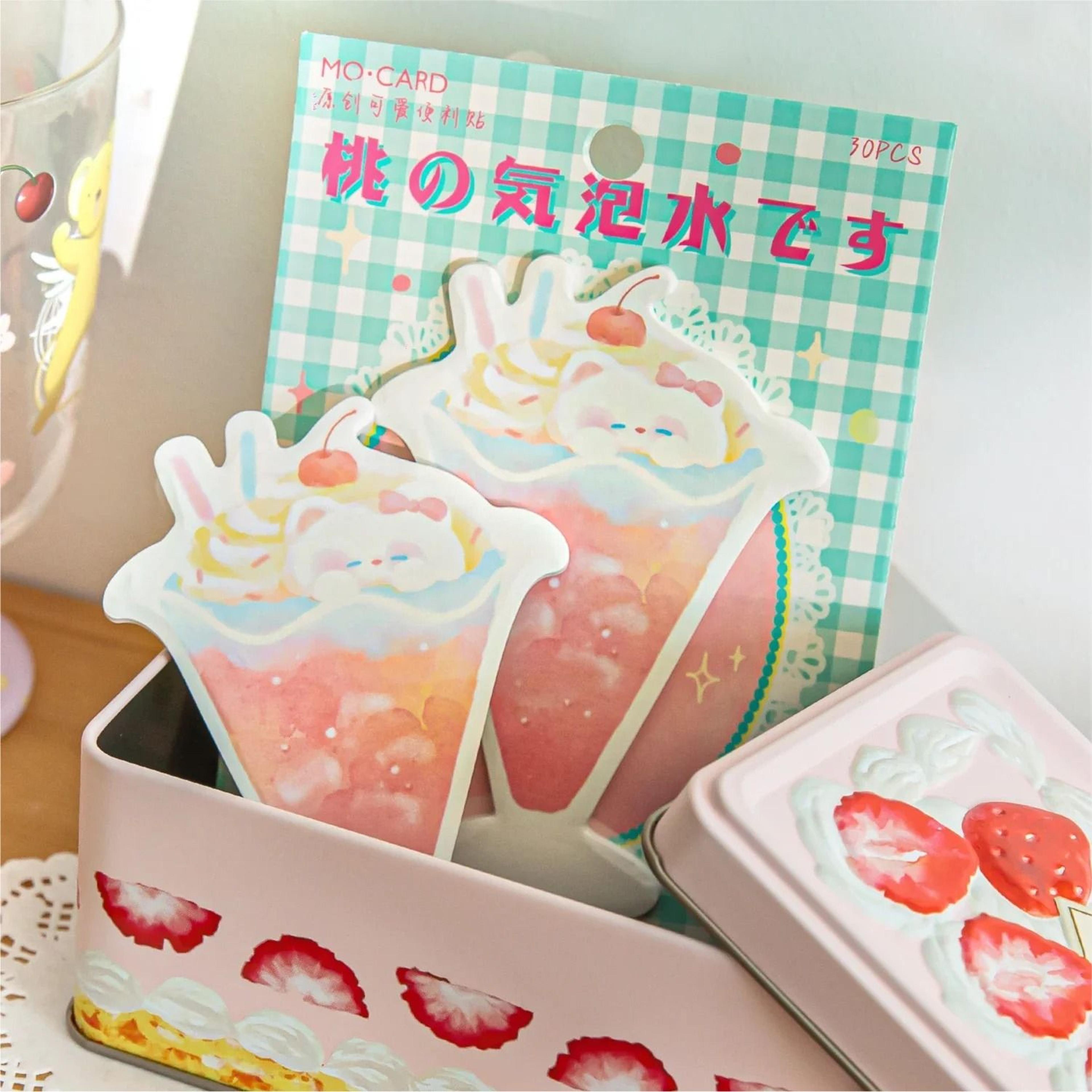 30Piece Kawaii Japanese Afternoon Tea Journaling Paper Set 5