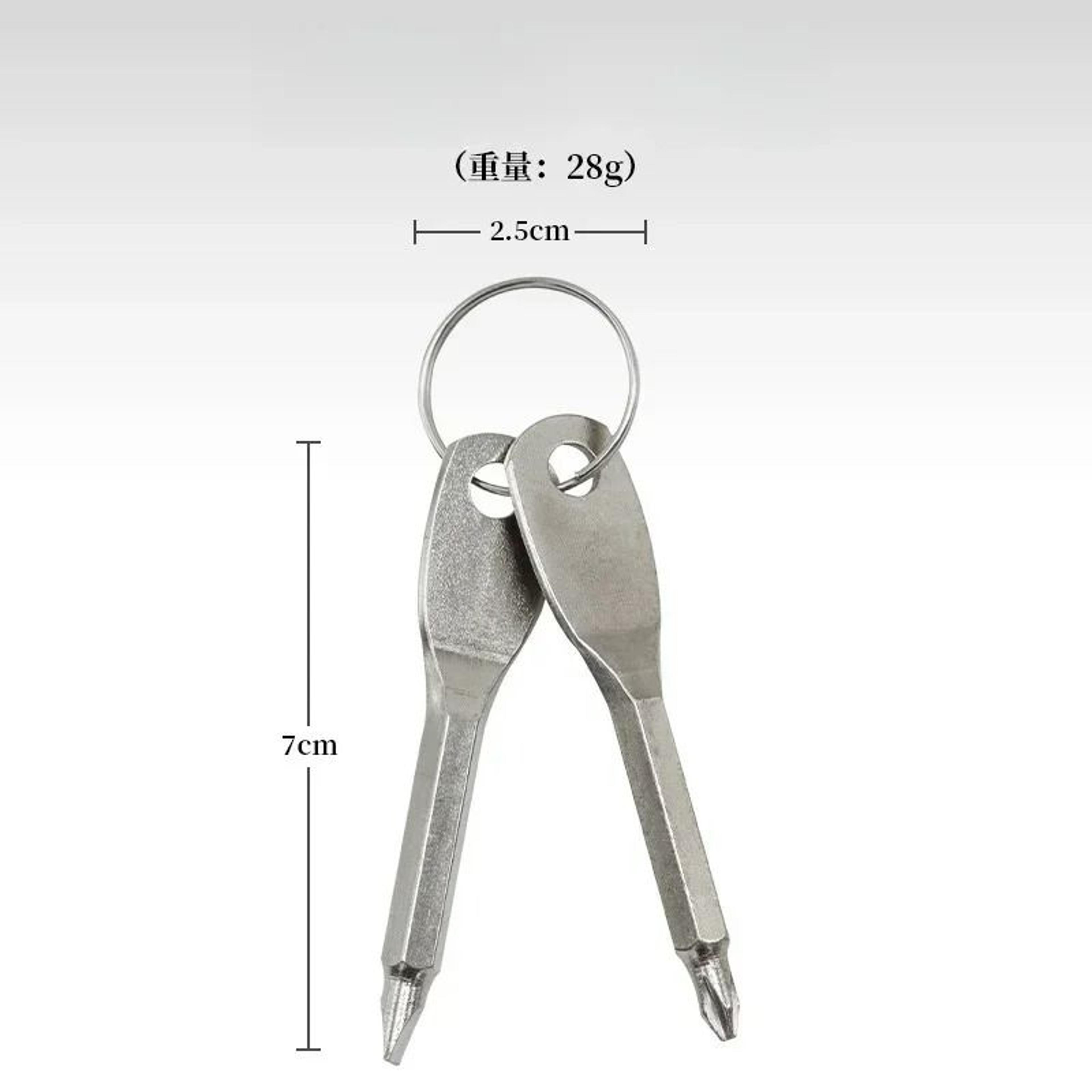 Portable Outdoor EDC Screwdriver Keyring Set 2Piece 7