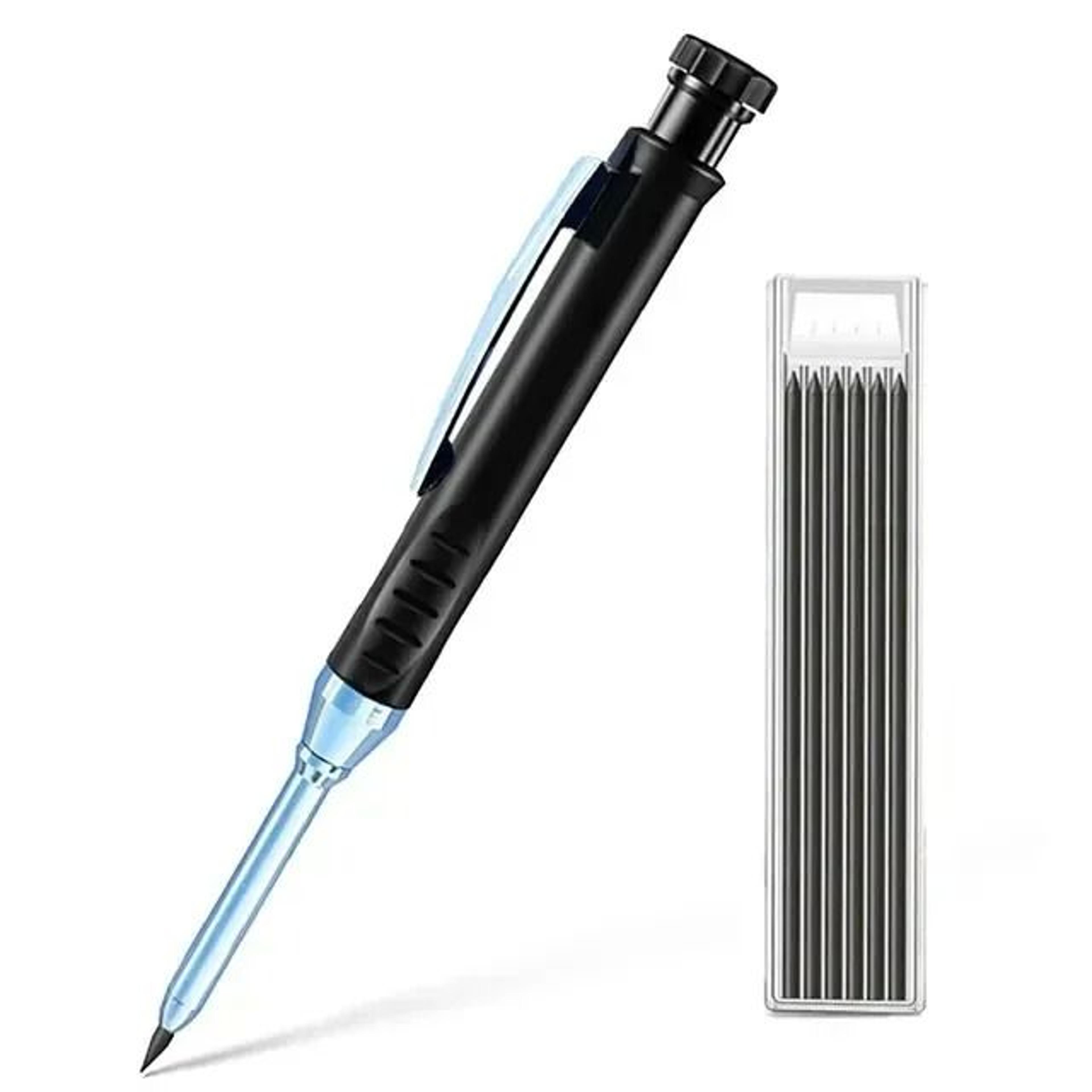 2Piece 28mm Solid Carpenter Mechanical Pencil Set With BuiltIn Sharpeners 6