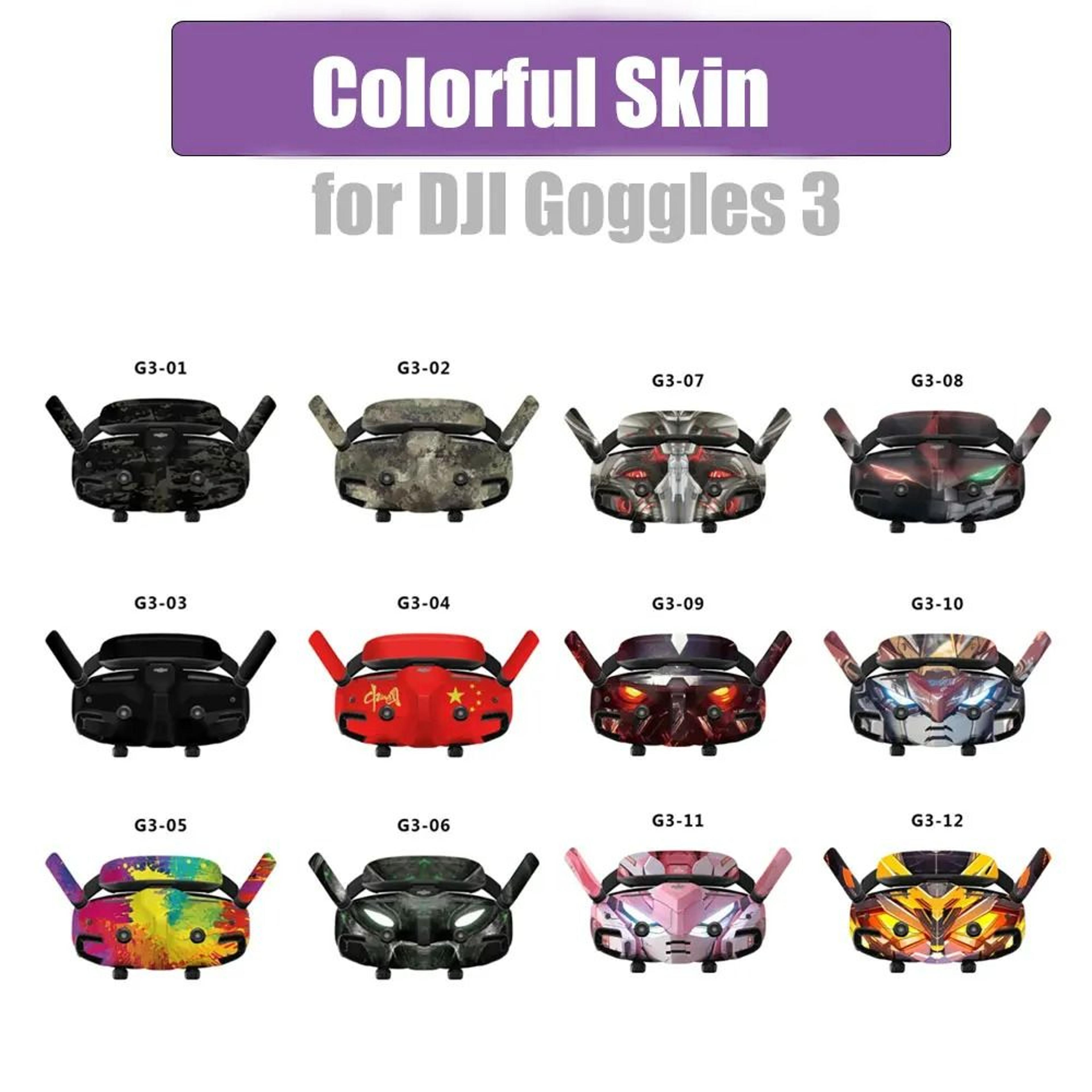 Colorful PVC Protective Skin Decal Kit For DJI Avata 2  DJI Goggles 3 1