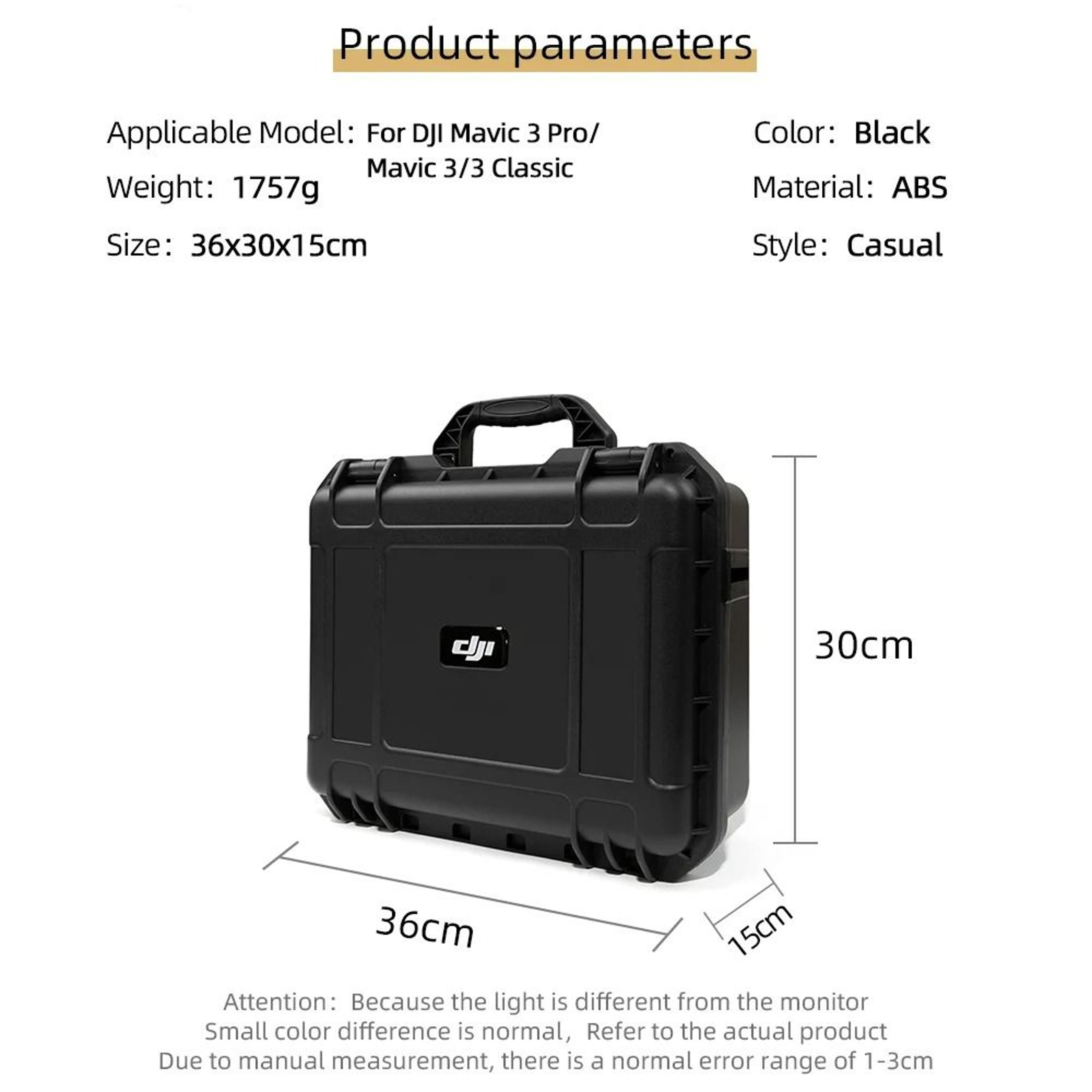 ExplosionProof Waterproof Hard Safety Carrying Case For DJI Mavic 3  Mavic 3 Classic 5