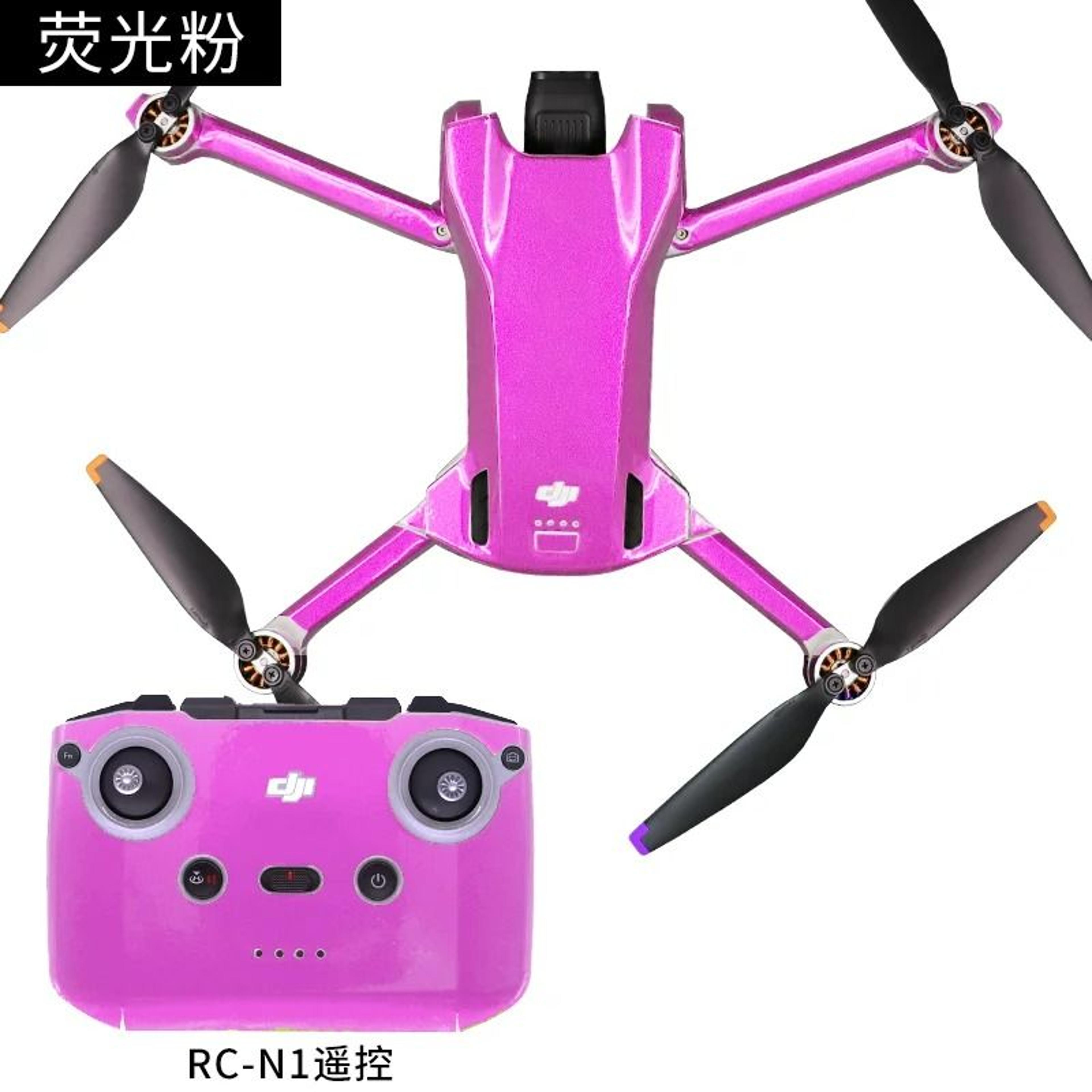 Fluorescent Waterproof PVC Protective Skin Decal Kit For DJI Mini 3 9