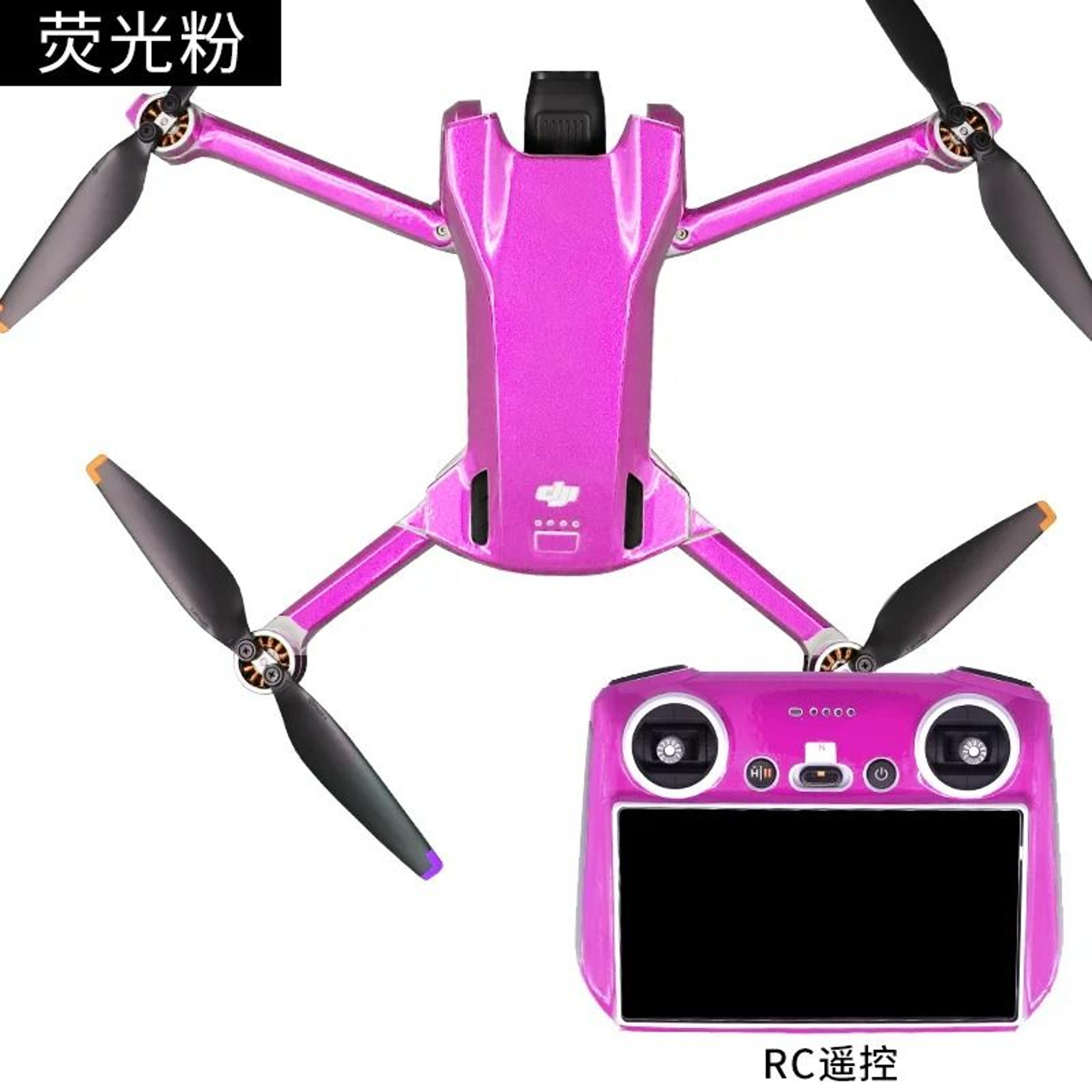 Fluorescent Waterproof PVC Protective Skin Decal Kit For DJI Mini 3 10