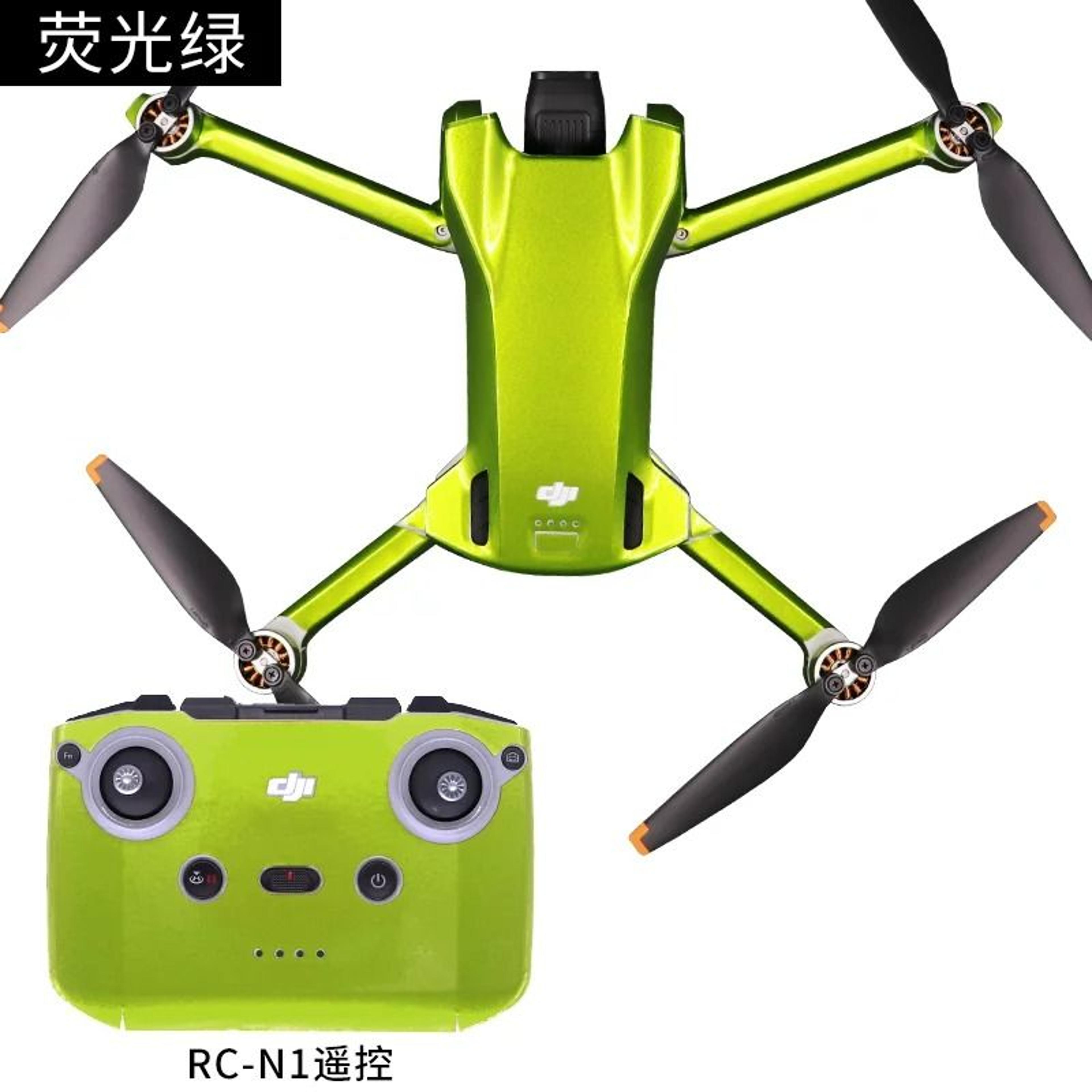 Fluorescent Waterproof PVC Protective Skin Decal Kit For DJI Mini 3 17