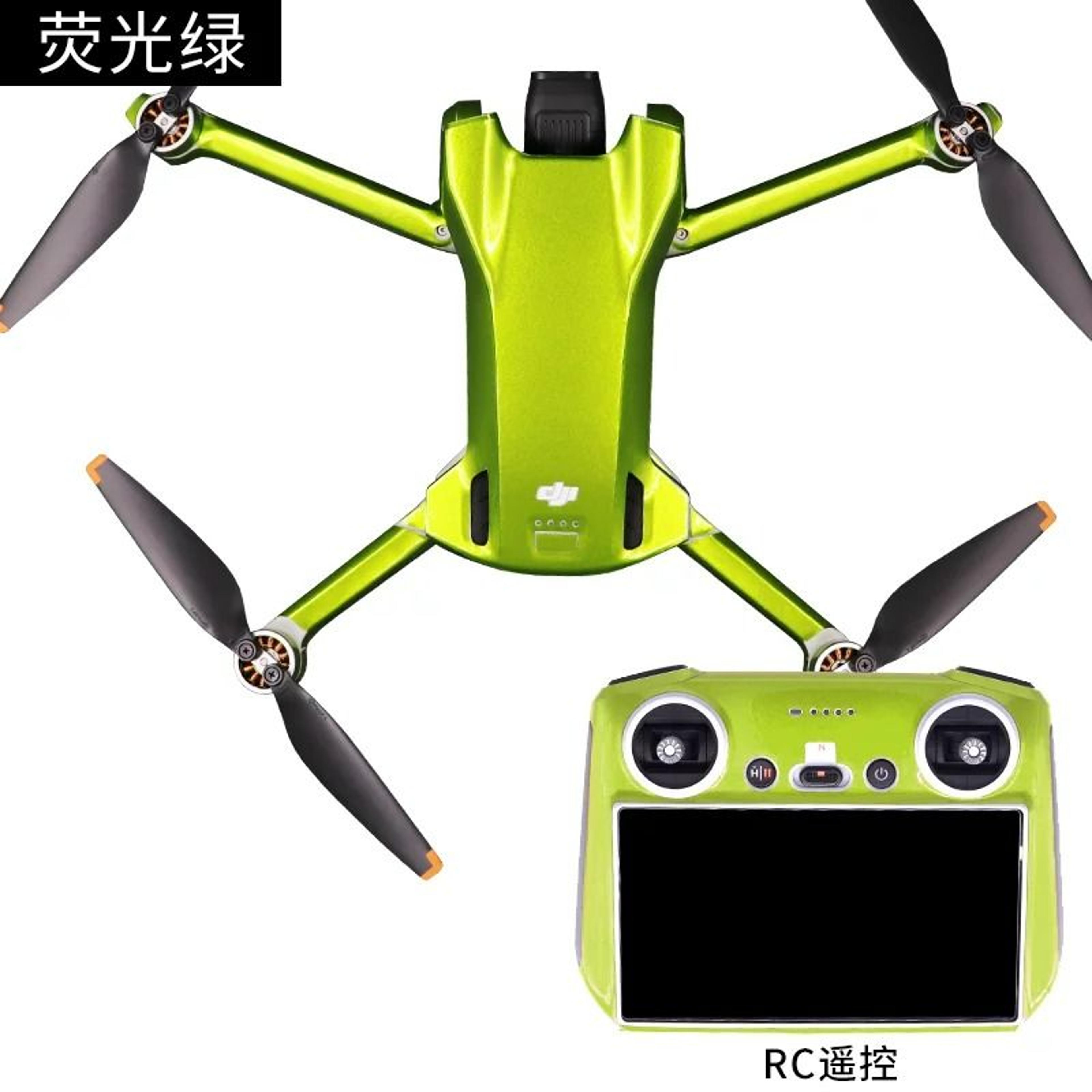 Fluorescent Waterproof PVC Protective Skin Decal Kit For DJI Mini 3 18