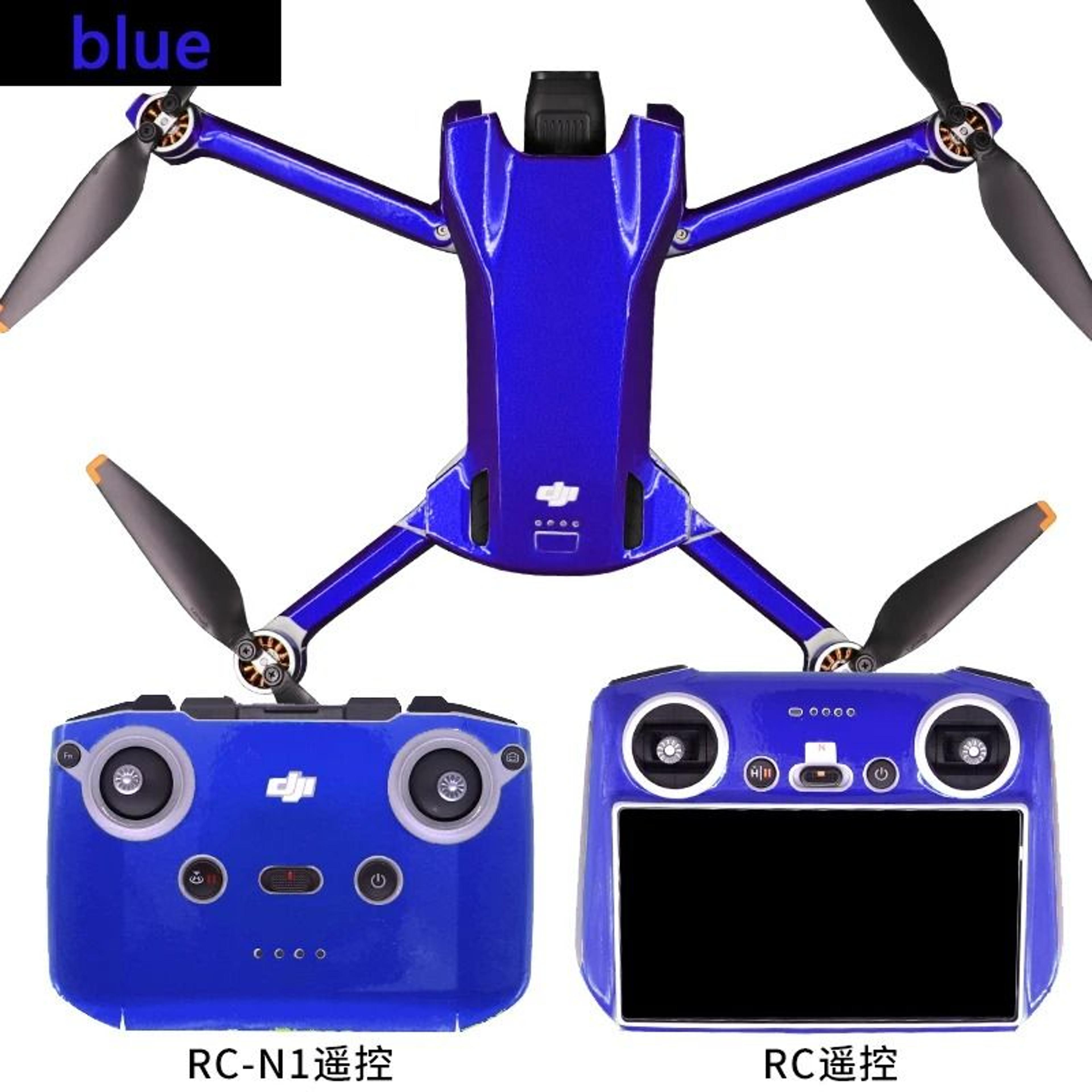 Fluorescent Waterproof PVC Protective Skin Decal Kit For DJI Mini 3 4
